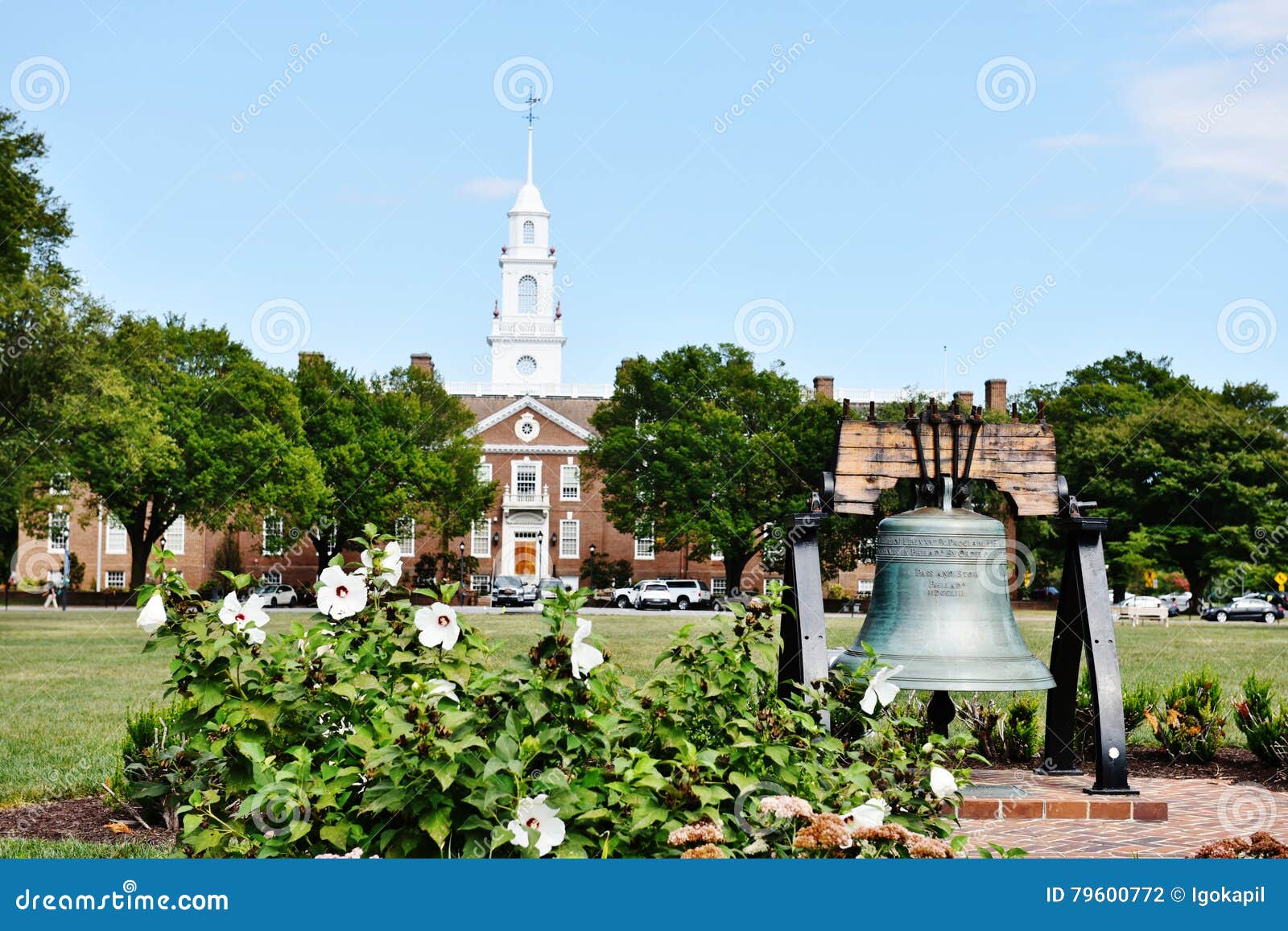 Delaware Legislative Hall Liberty Bell Dover Stock Photo - Image of ancient, 79600772