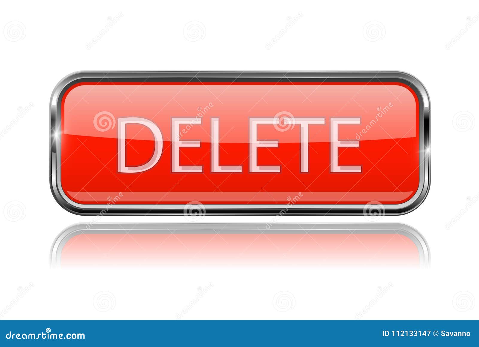 Delete Button For Erasing Or Deleting Trash Stock Photography ...