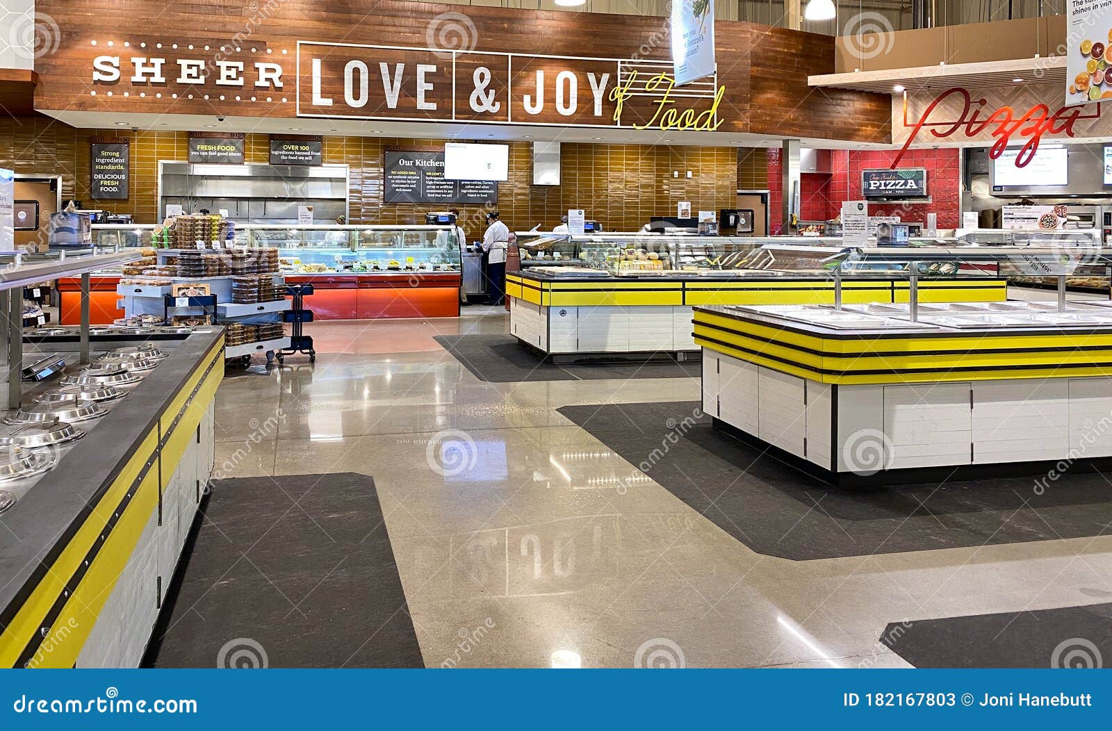 The Deli Counter Of A Whole Foods Market Grocery Store ...