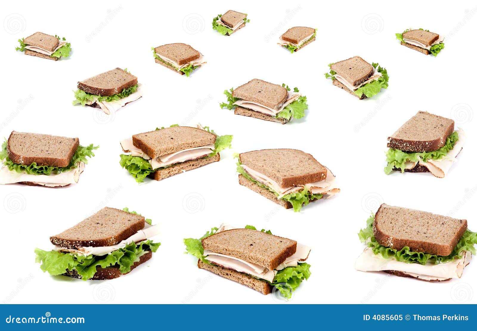 Deli Sandwich stock image. Image of multigrain, diet, lunch 4085605