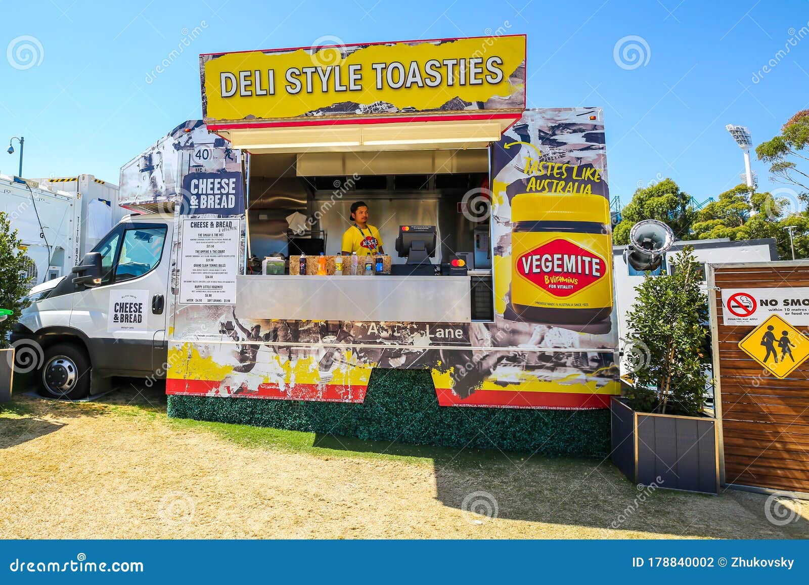 Deli Style Toasties with Vegemite Food Truck during 2019 Australian Open in Melbourne Editorial Photography - Image of tennis, 178840002