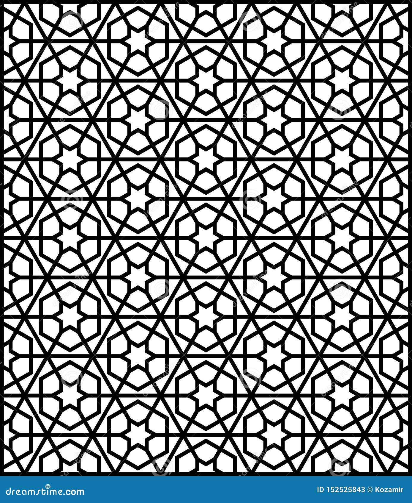 Delicate Arabic Pattern for Interior Decor and Window Decoration Stock Vector Illustration of