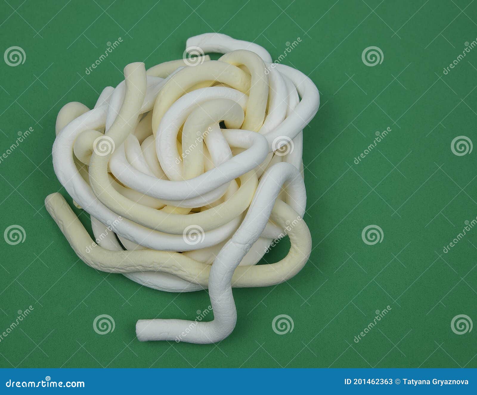 Delicate Marshmallows in White and Light Yellow in the Form of