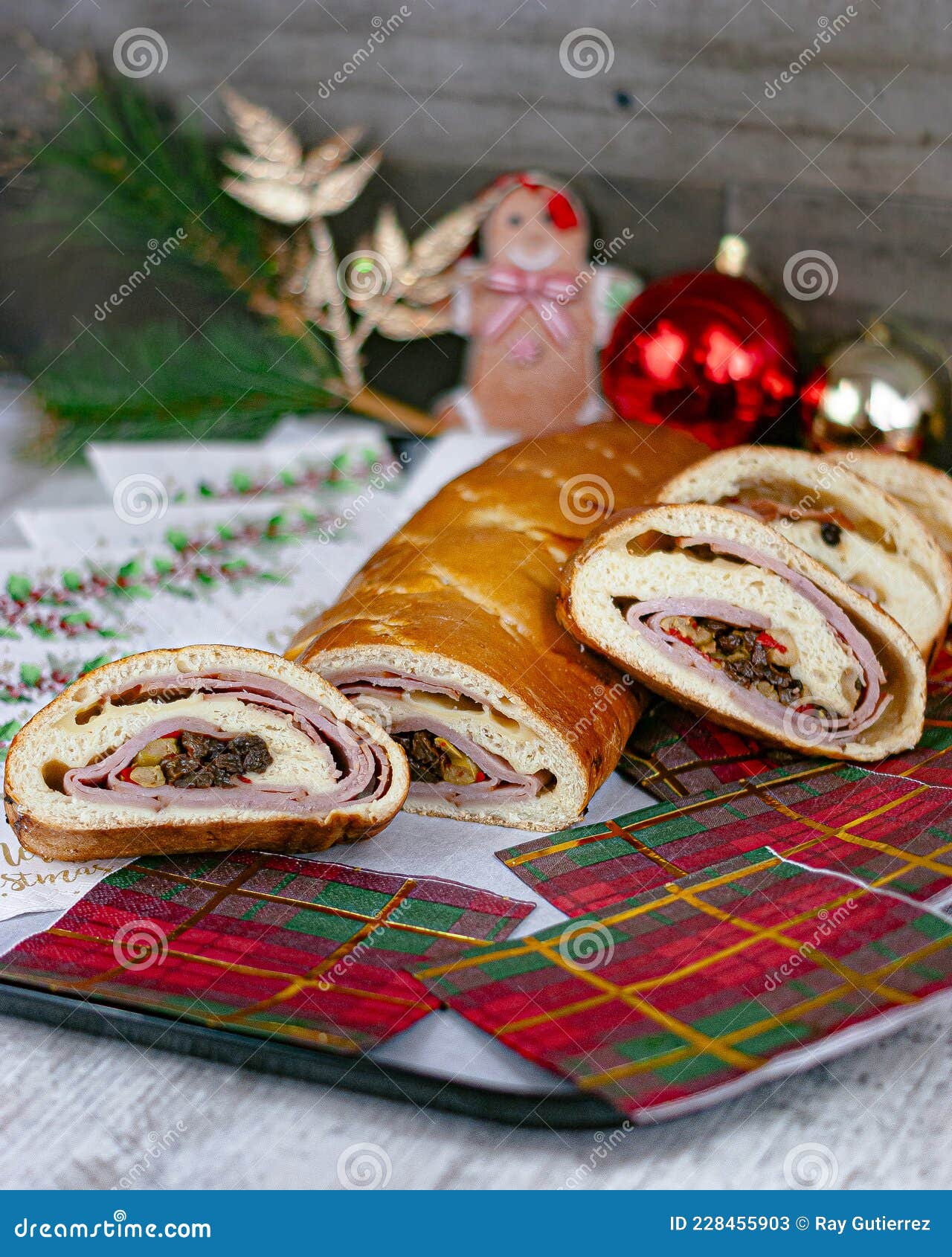 delicioso pan de jamon para estas navidades