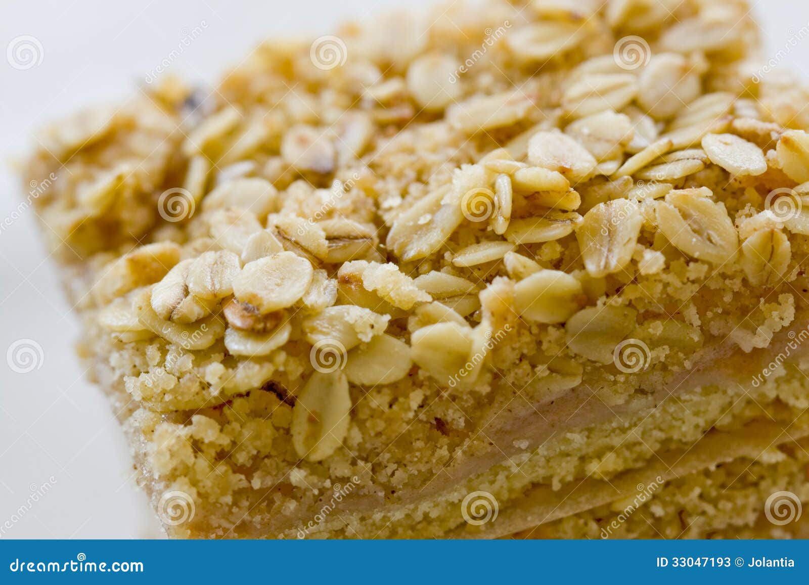 Delicious Apple and Oat Bars Stock Image Image of food, sweet 33047193