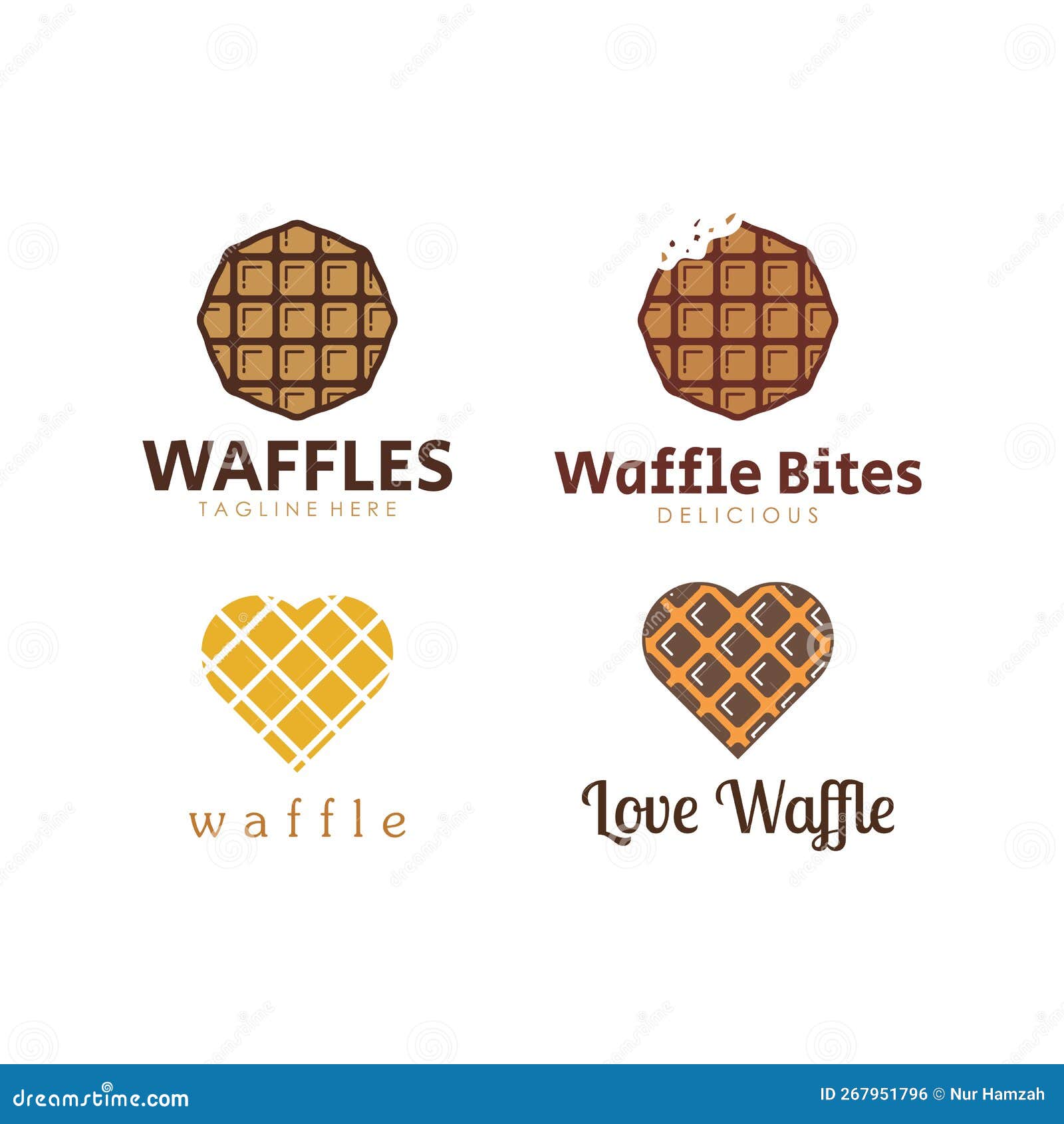 Waffles Logo. Street Vector & Photo (Free Trial) | Bigstock