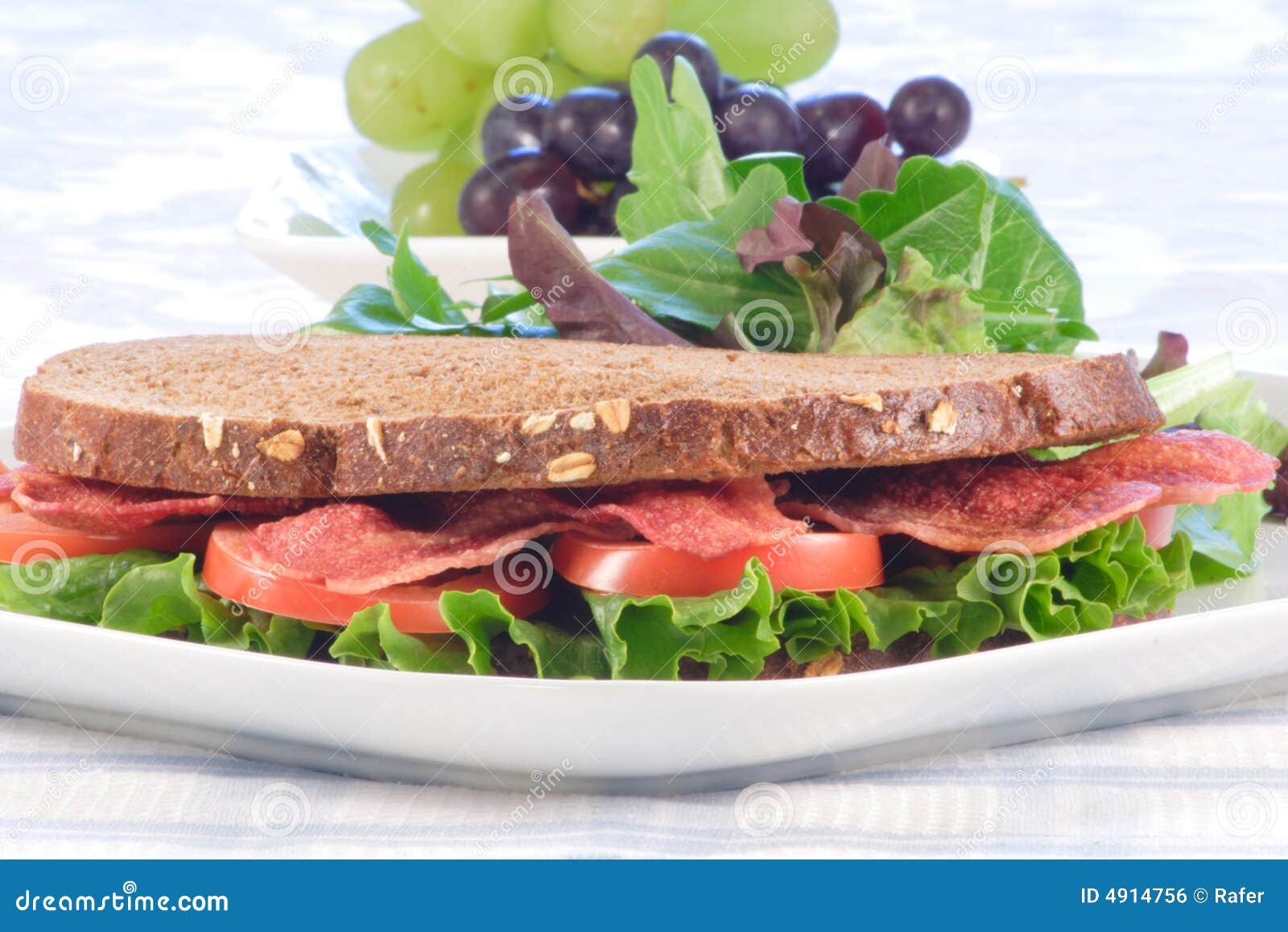 Delicious blt sandwich stock photo. Image of meal, fast 4914756