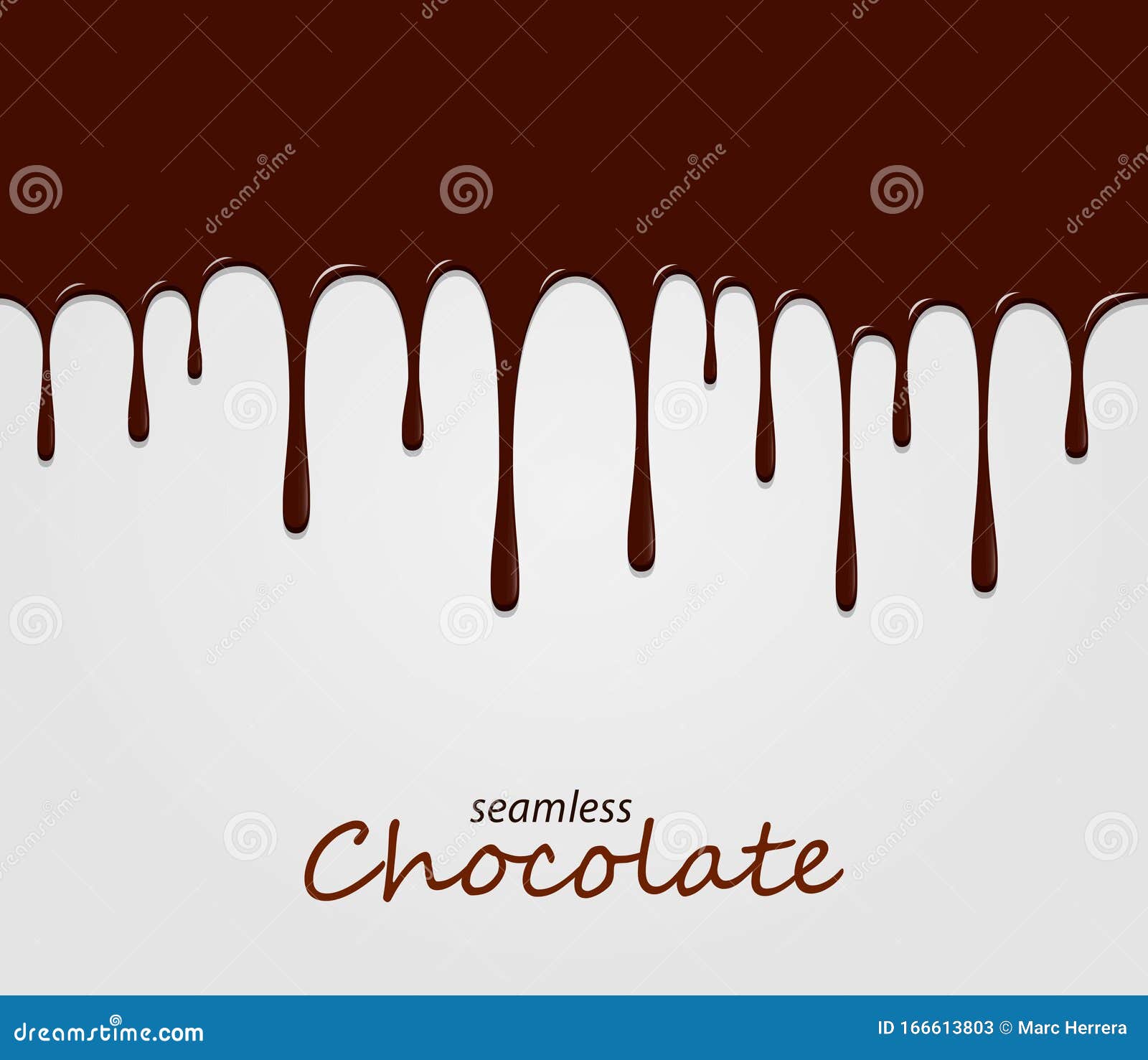 Delicious Chocolate or Syrup Melting Stock Illustration Illustration