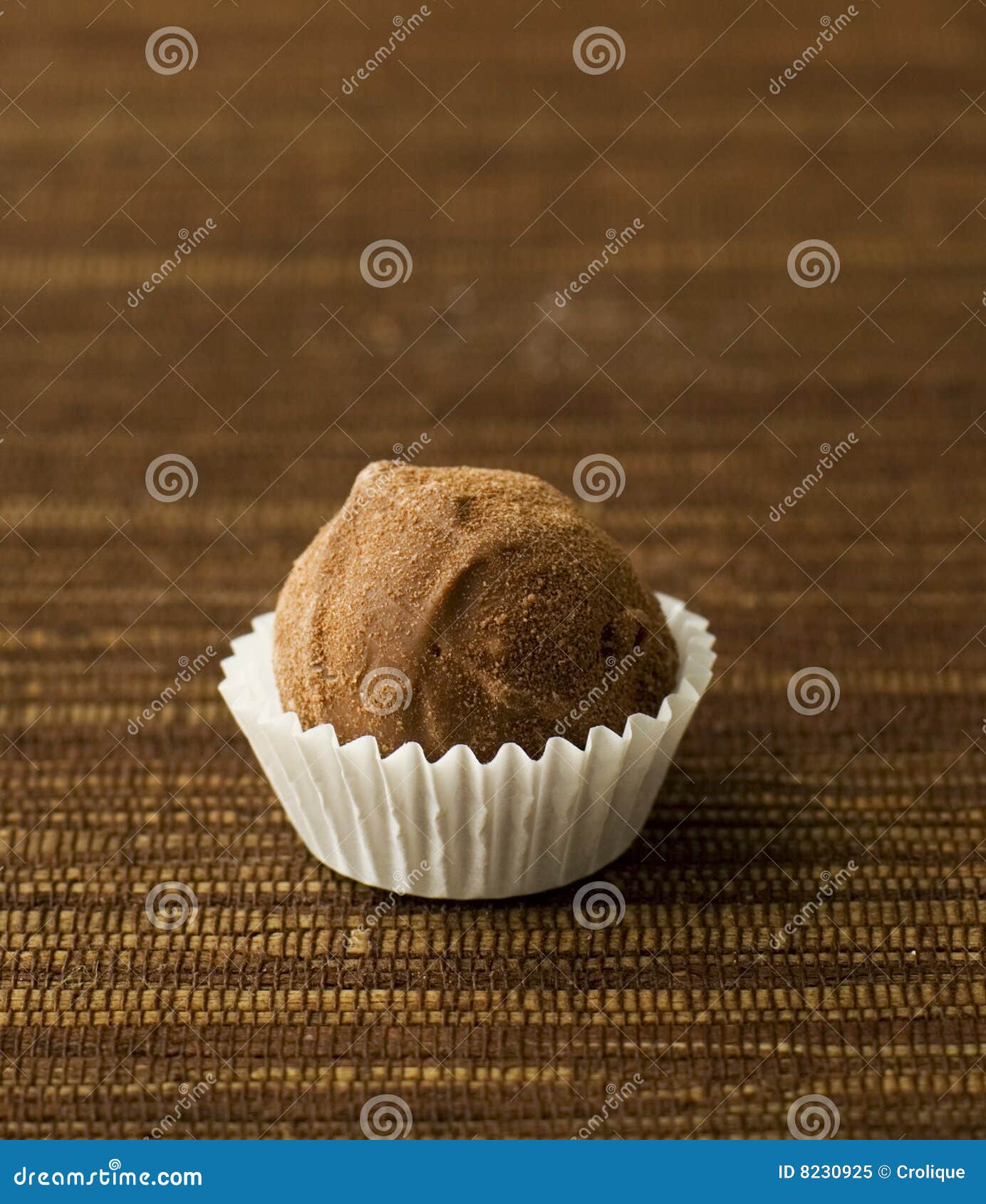 Delicious Chocolate Truffle Stock Image Image of milk, indulgence