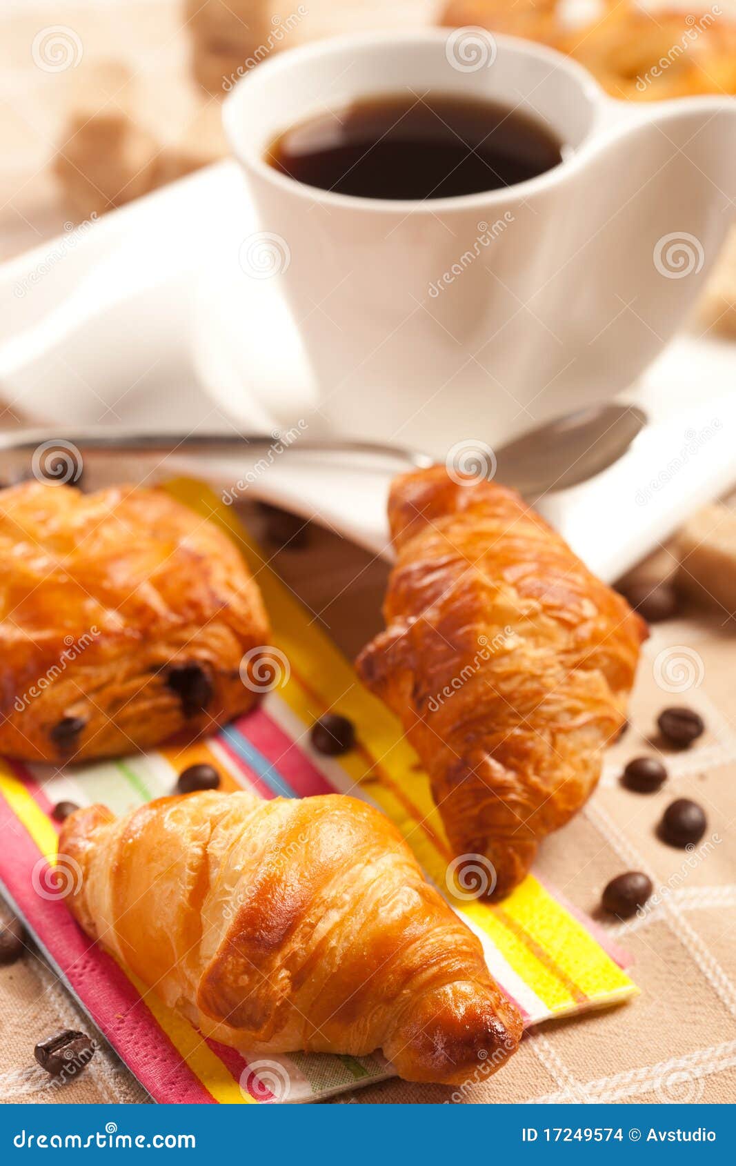 Delicious Continental Breakfast Stock Photo Image of evening, morning