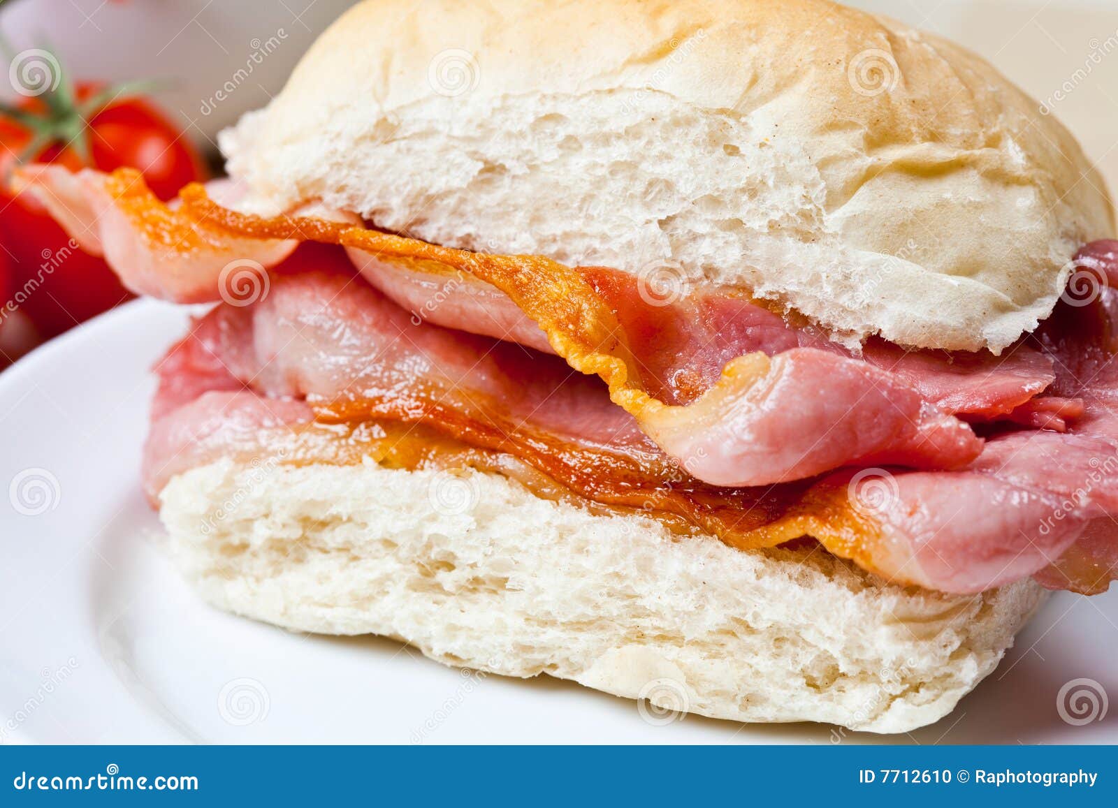 Delicious Crispy Bacon Sandwich Stock Photo Image of breakfast, bread