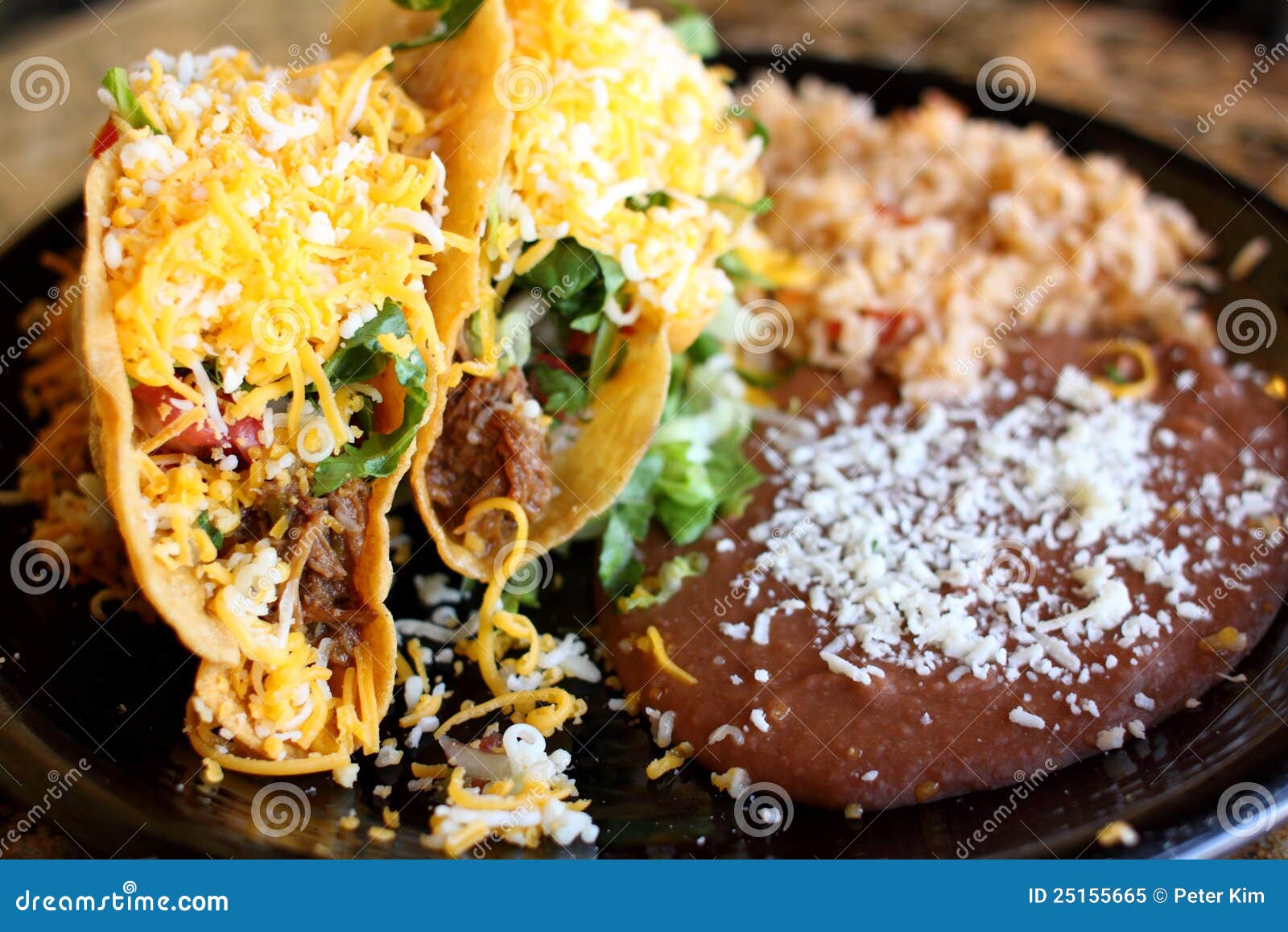 Tacos With Crunchy Tortillas Stuffed With Seafood Battered With Iceberg