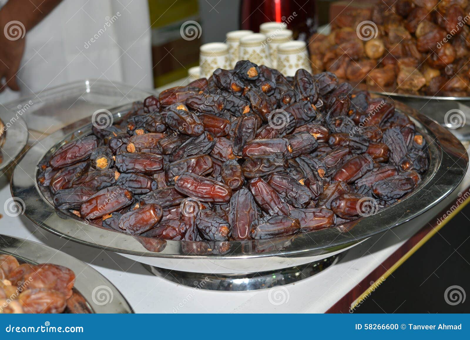 Delicious Dates on Sale in Market Stock Photo Image of studio, dried