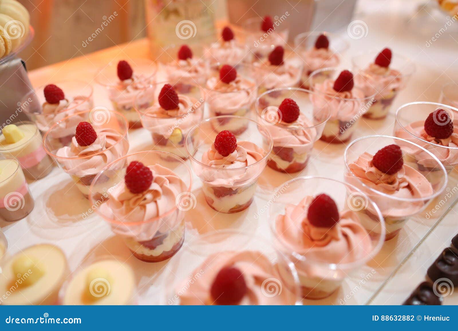 Delicious Dessert in Glasses Stock Photo Image of celebration, table
