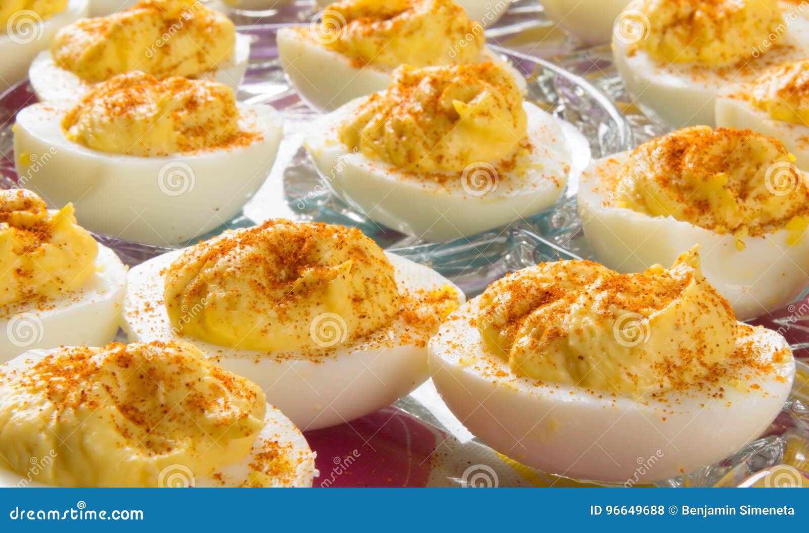 Delicious Deviled Eggs stock photo. Image of boiled, mustard 96649688