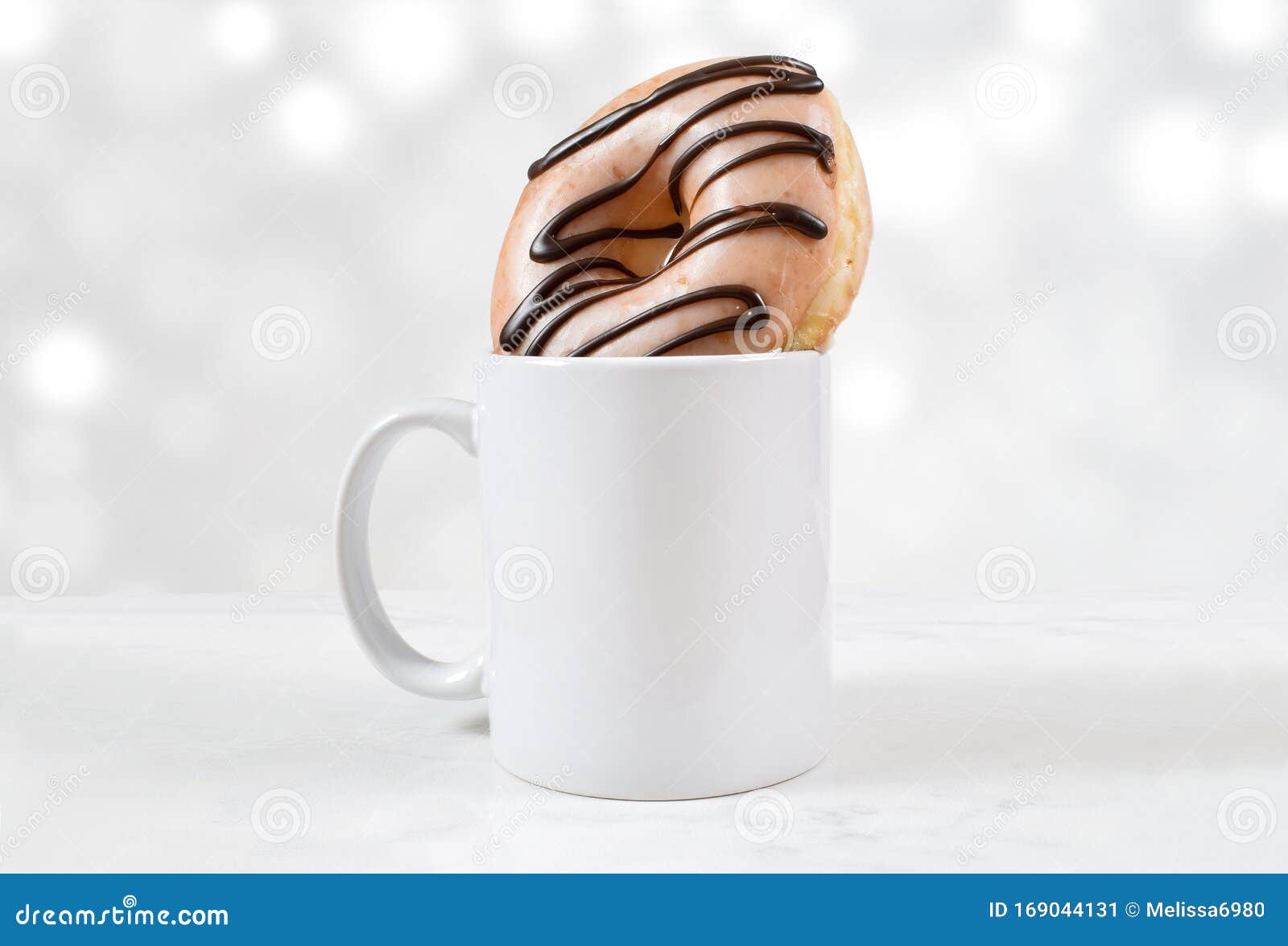 Download Delicious Donut And Coffee Cup Mockup Stock Image Image Of Drink Donut 169044131