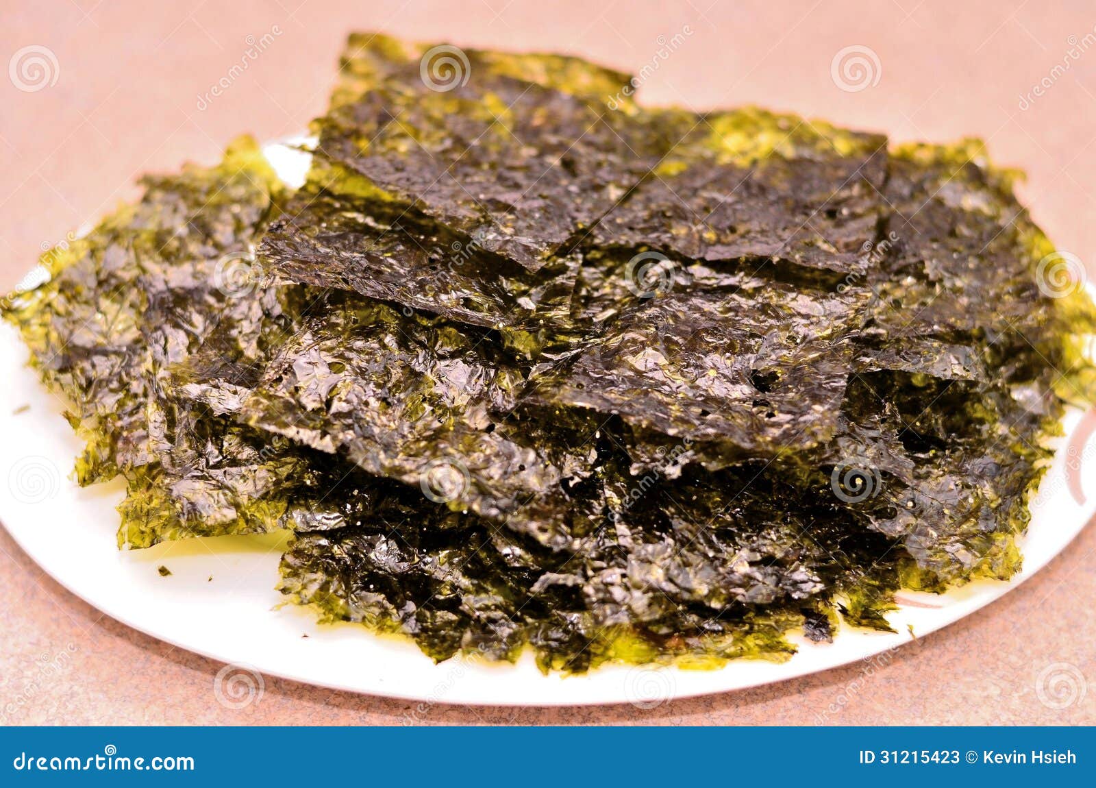 Delicious Dried Seaweed Dish Stock Image Image of seaweed, cuisine