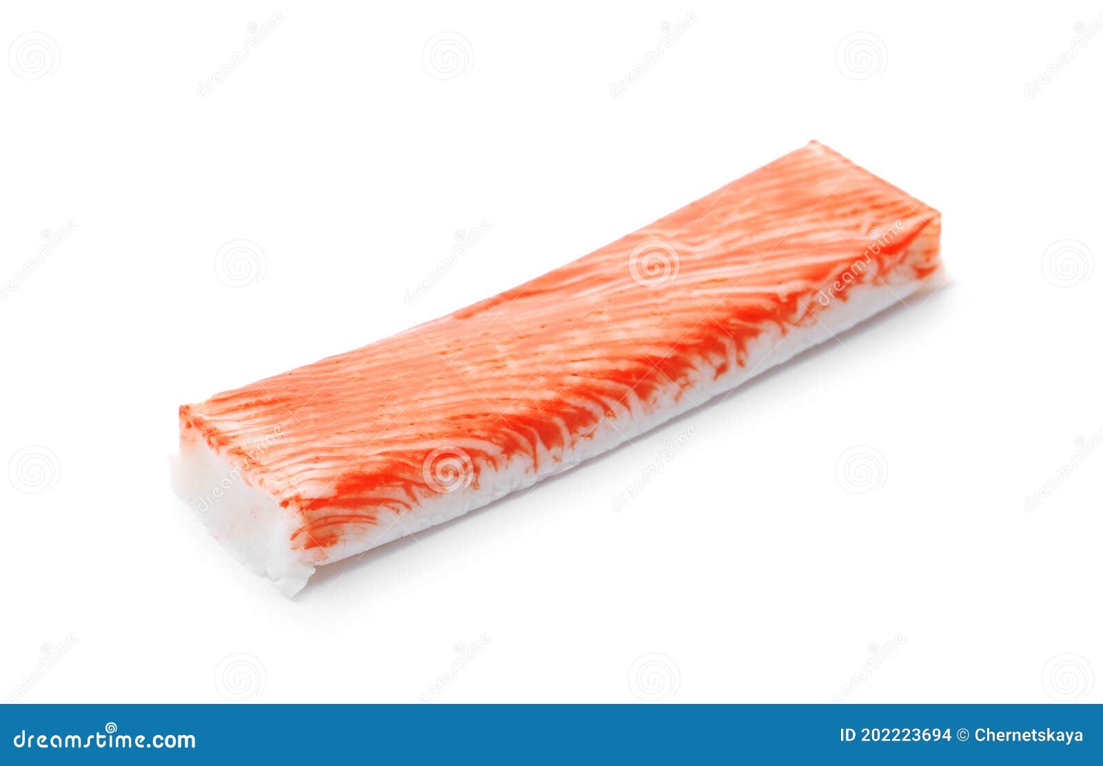 Delicious Fresh Crab Stick Isolated on White Stock Photo Image of