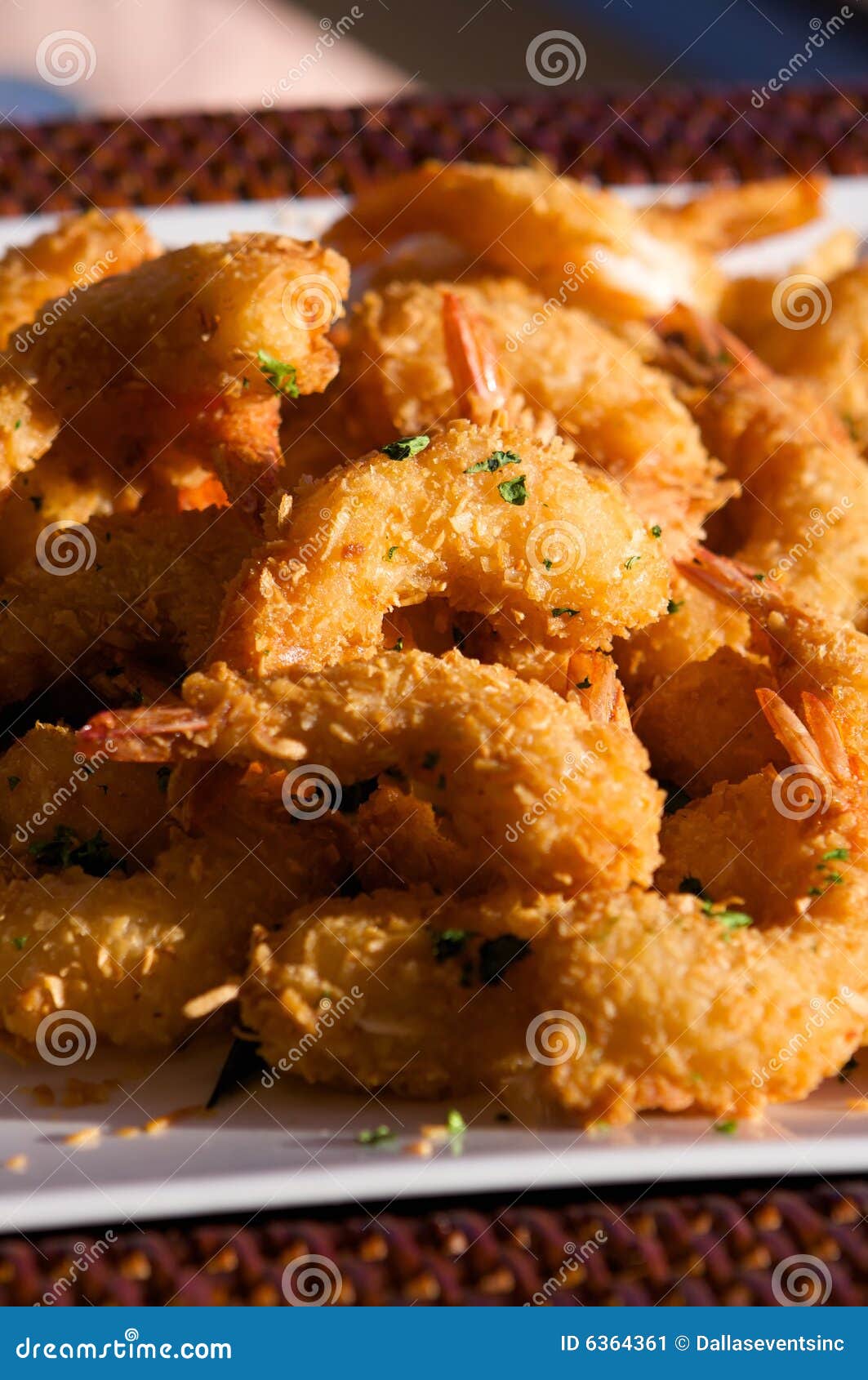 Delicious Fresh Fried Shrimp Stock Image Image of cuisine, background