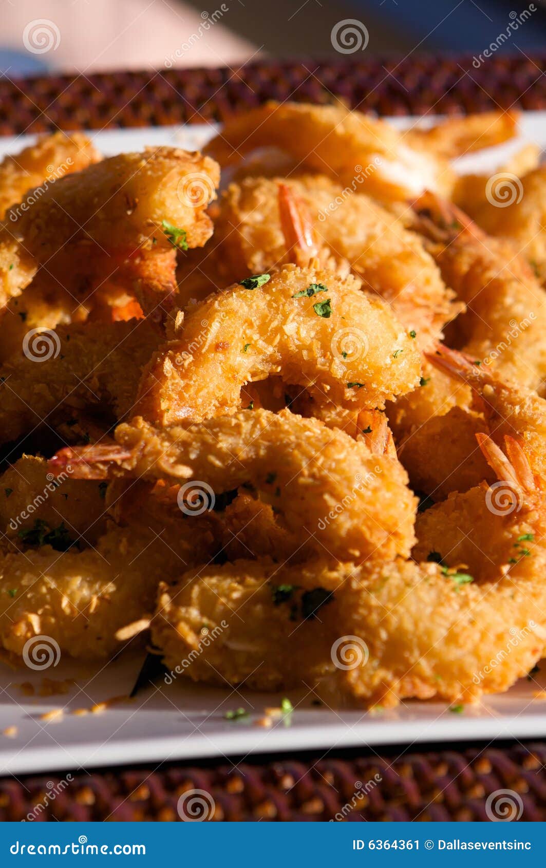 delicious fresh fried shrimp