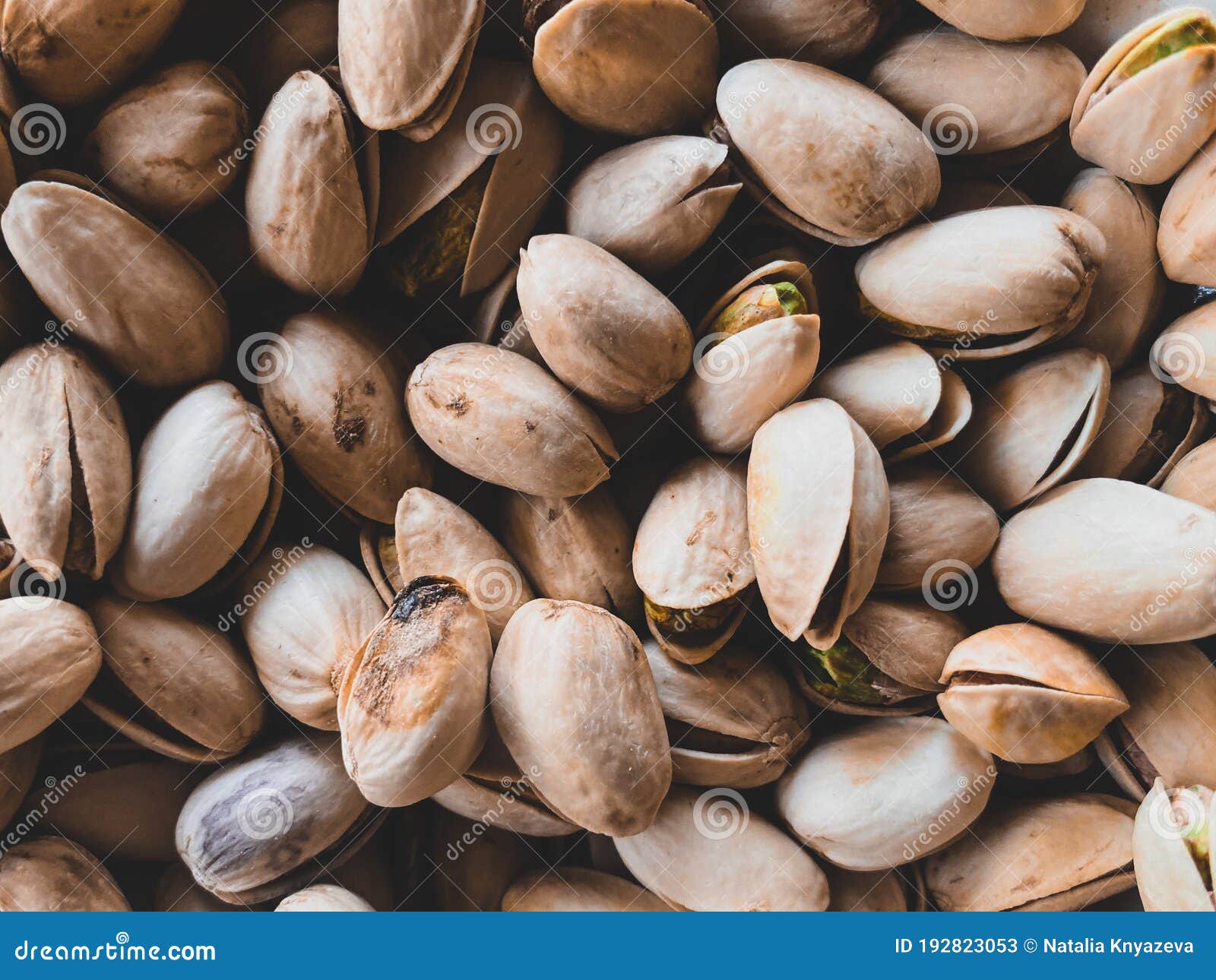 Fresh Green Pistachios in the Bowl Preparing for Aperitif Stock Image
