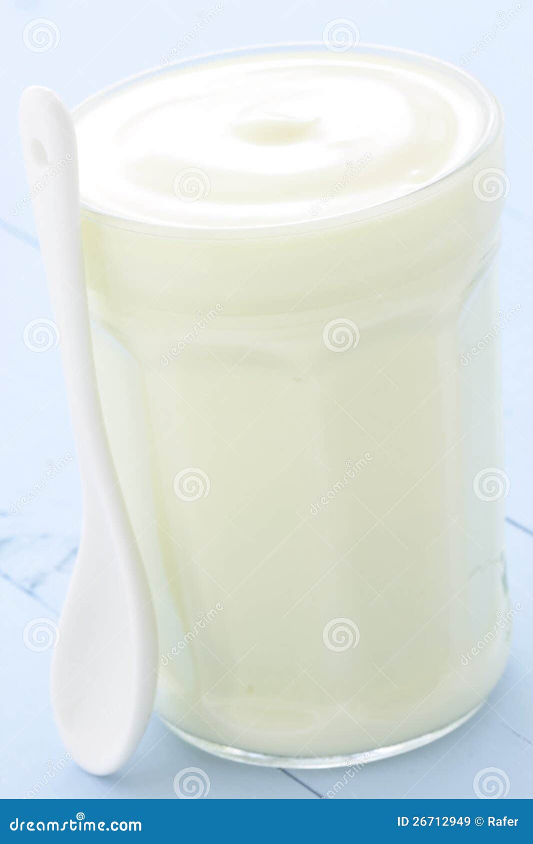 Delicious fresh yogurt stock image. Image of glass, nutrition 26712949