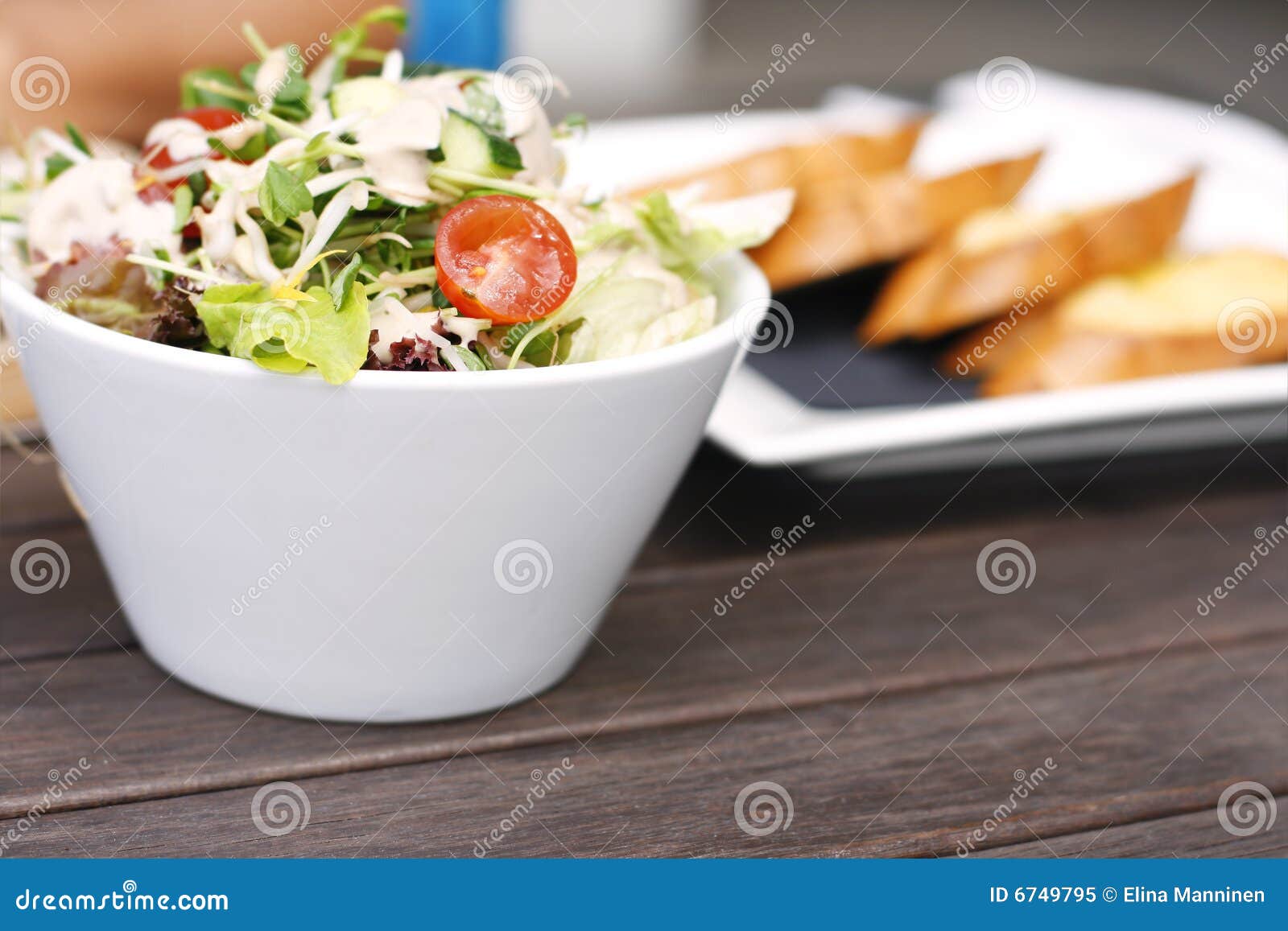Delicious garden salad stock image. Image of fresh, meal 6749795