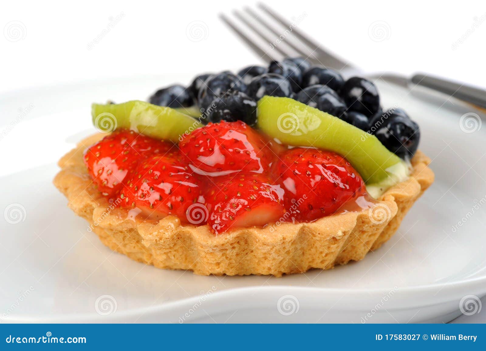 Delicious Glazed Fruit Tart Stock Image Image of baked, tart 17583027