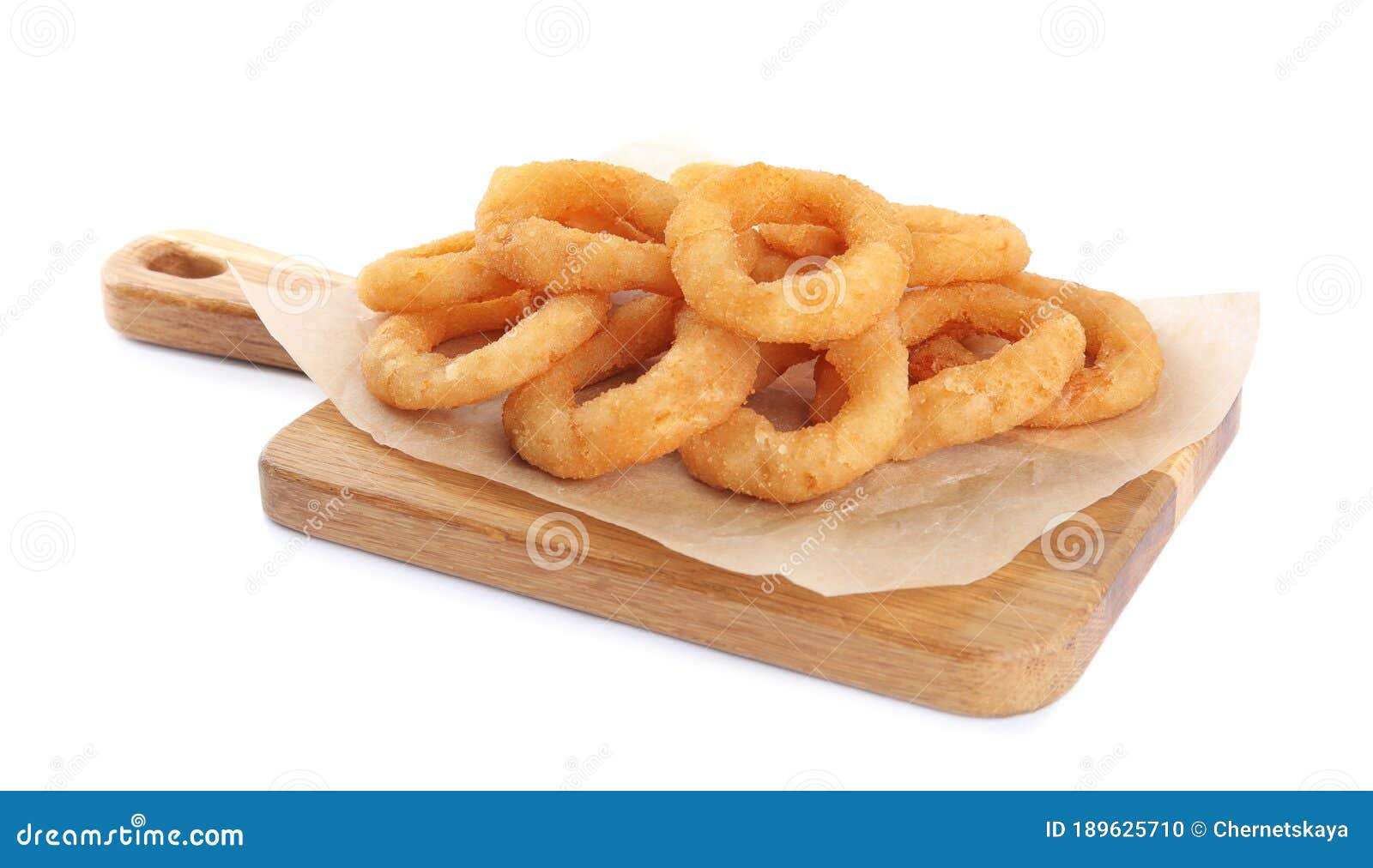 Delicious Golden Onion Rings Isolated Stock Photo Image of delicious