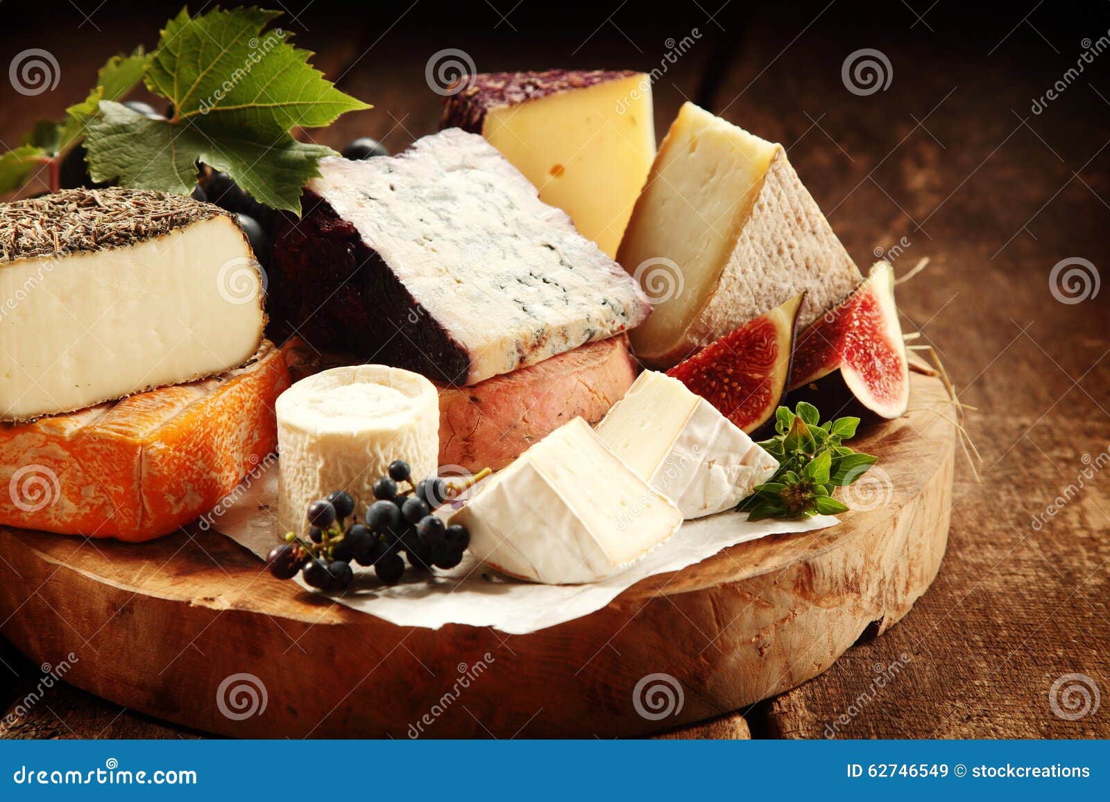 delicious gourmet cheese platter