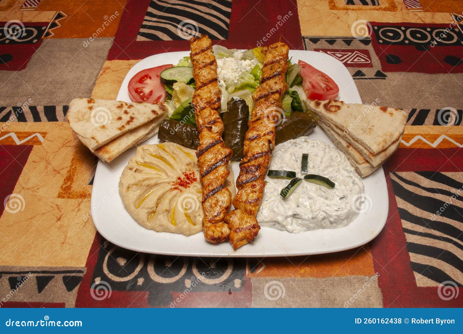 chicken kebab plattere