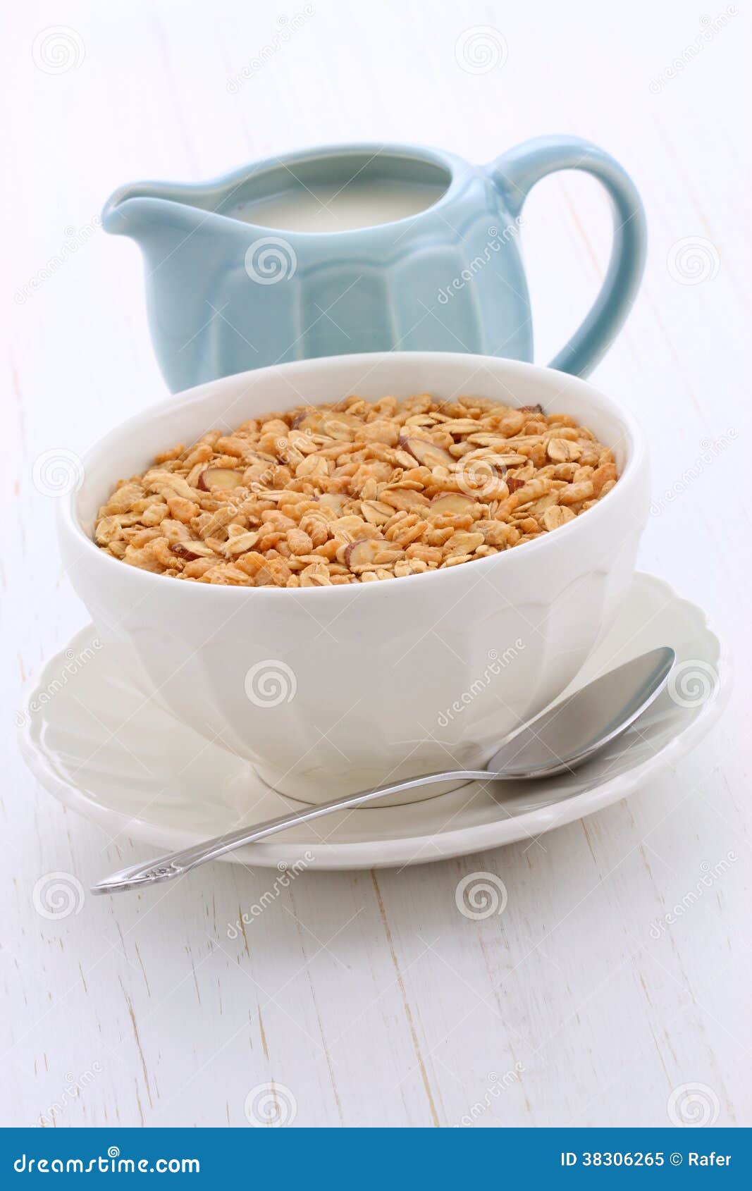 Delicious and Healthy Granola Cereal Stock Image Image of edible