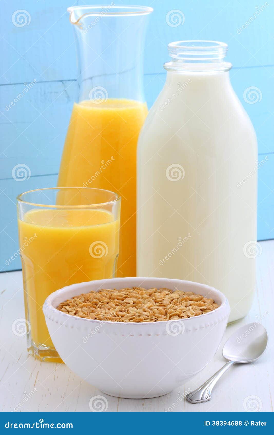 Delicious and Healthy Granola Cereal Stock Photo Image of musli, dairy 38394688