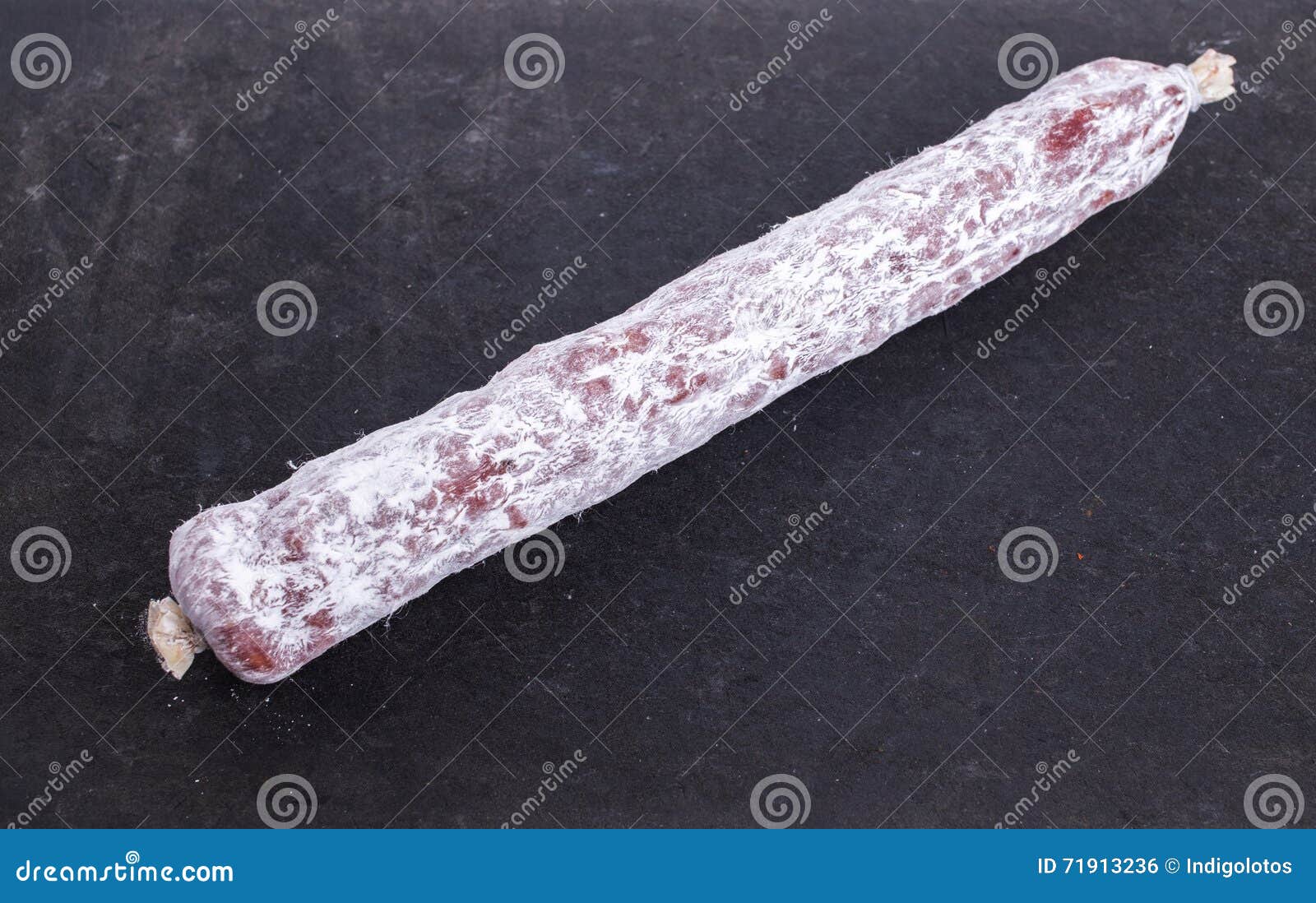 delicious italian felino salami stick.