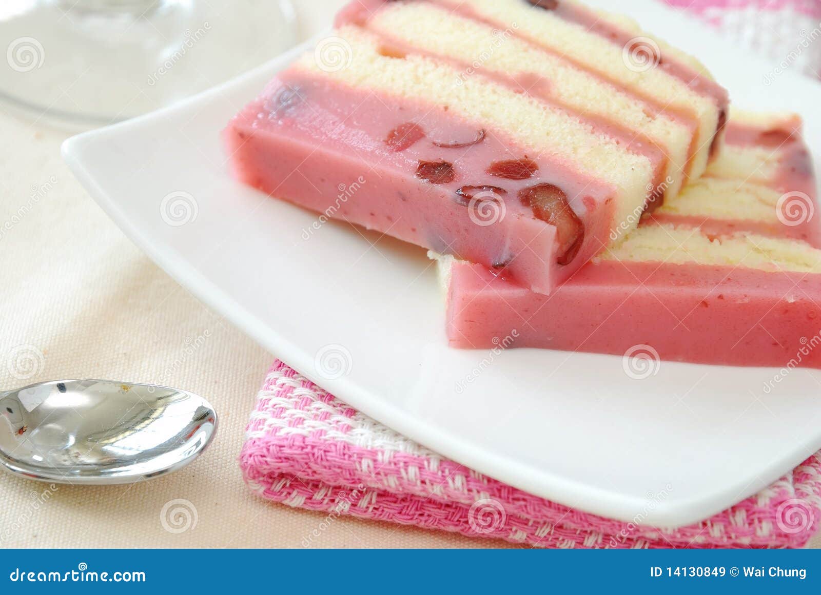 Delicious Jelly Sponge Cake Stock Image Image of jelly, food 14130849