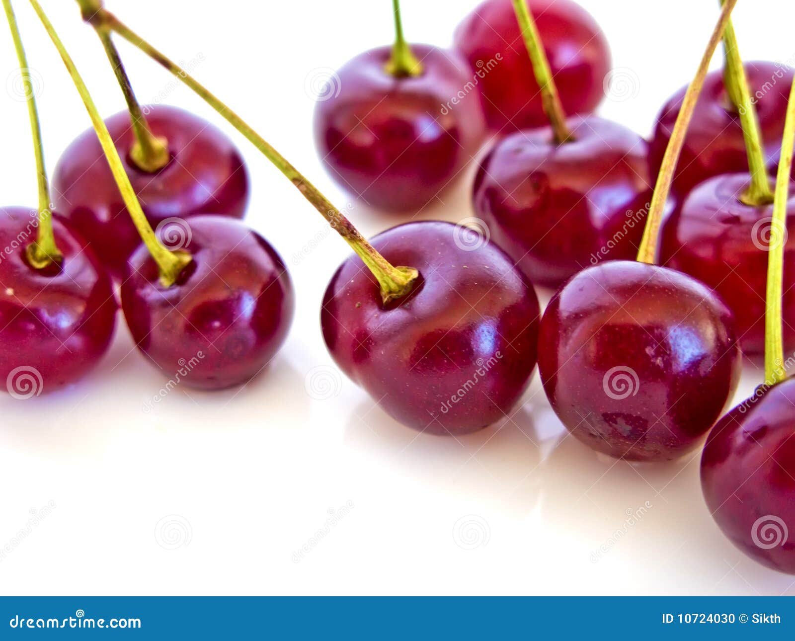 Delicious Juicy Cherries stock photo. Image of edible 10724030