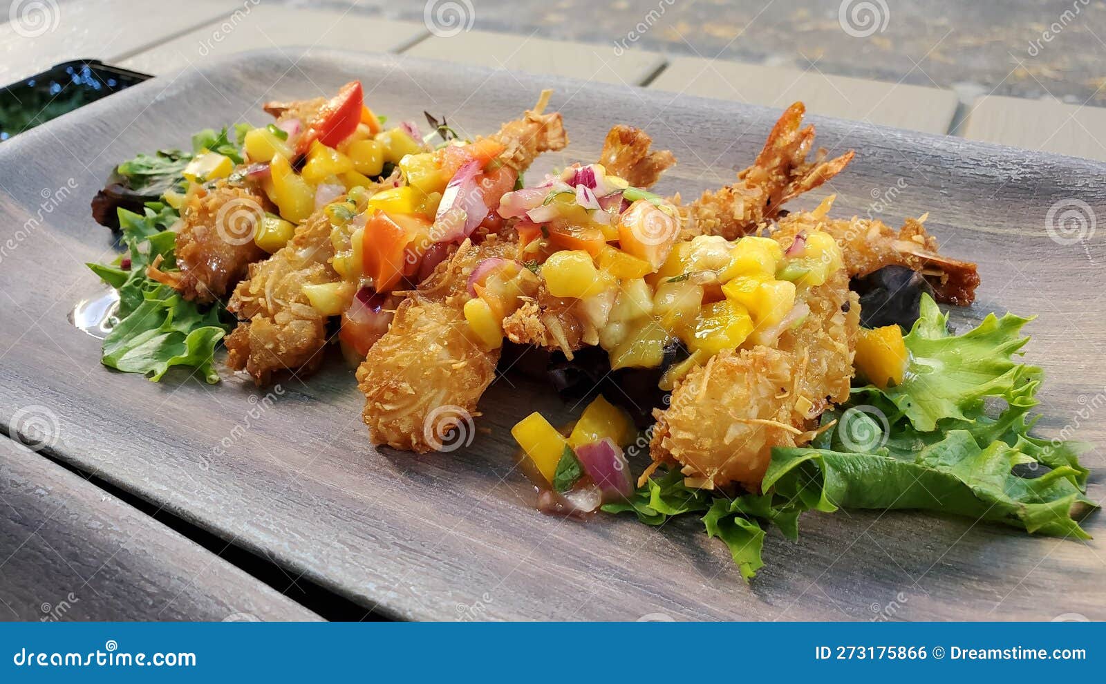 Delicious Mahi Mahi Coconut Fish in Hawaii Stock Photo Image of