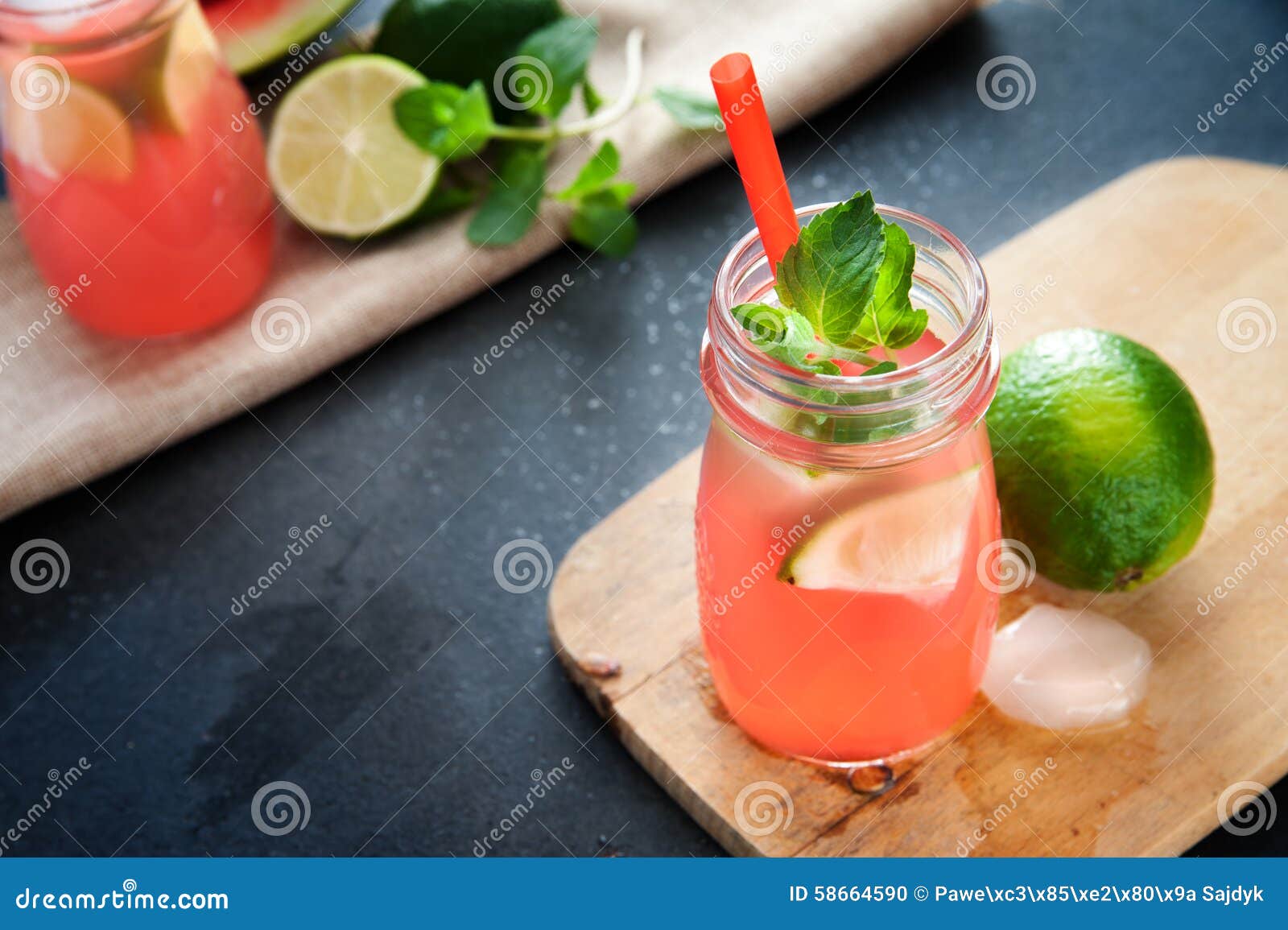 Delicious Melon and Lime Drink Stock Photo Image of alcohol, season