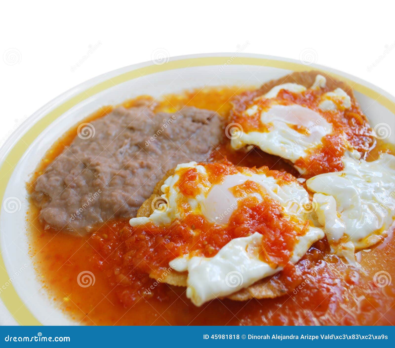 Delicious Mexican Breakfast Stock Photo - Image of traveling, sauce