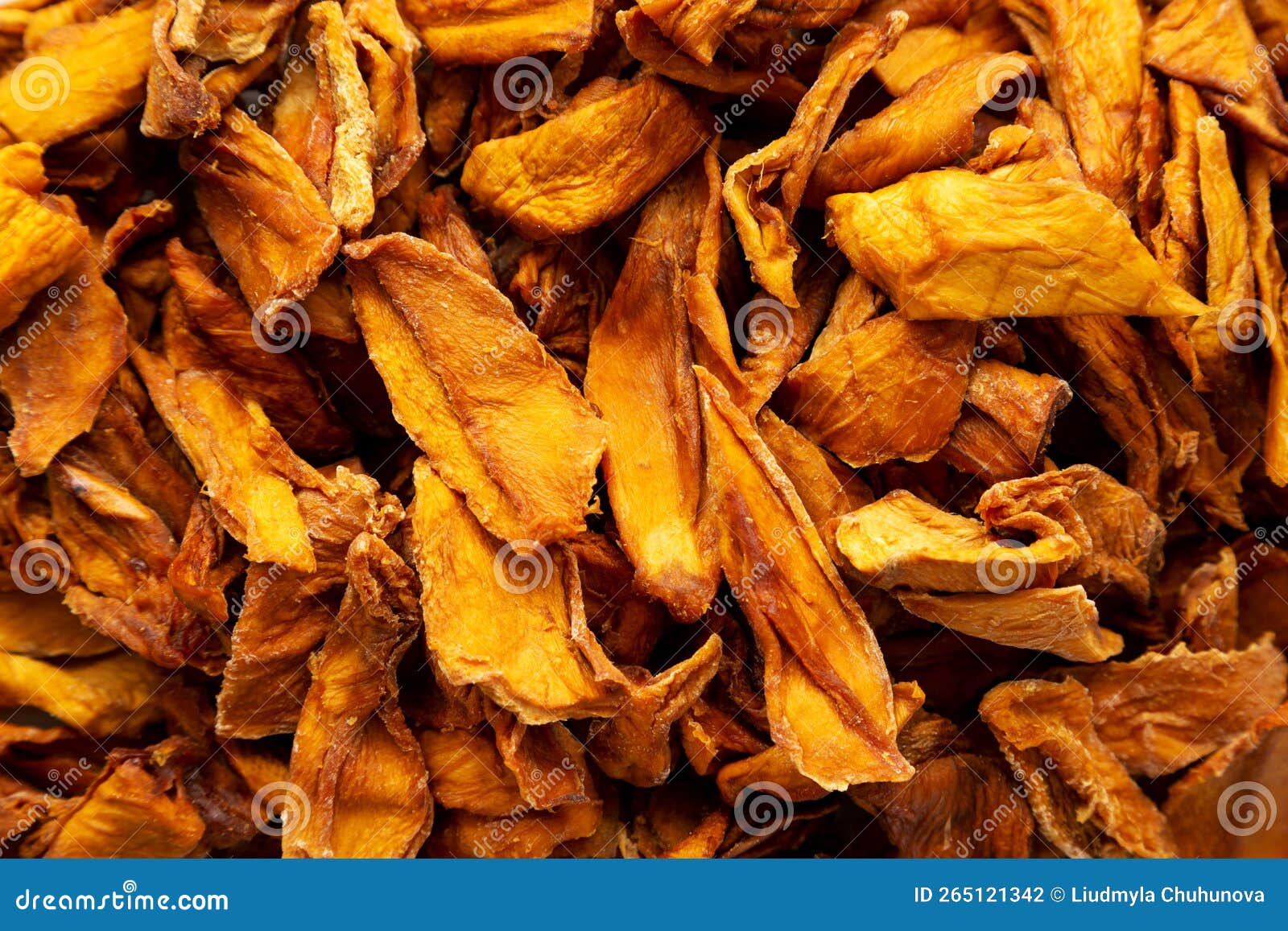 Delicious Organic Dried Mango Fruit Stock Photo Image of diet, heap