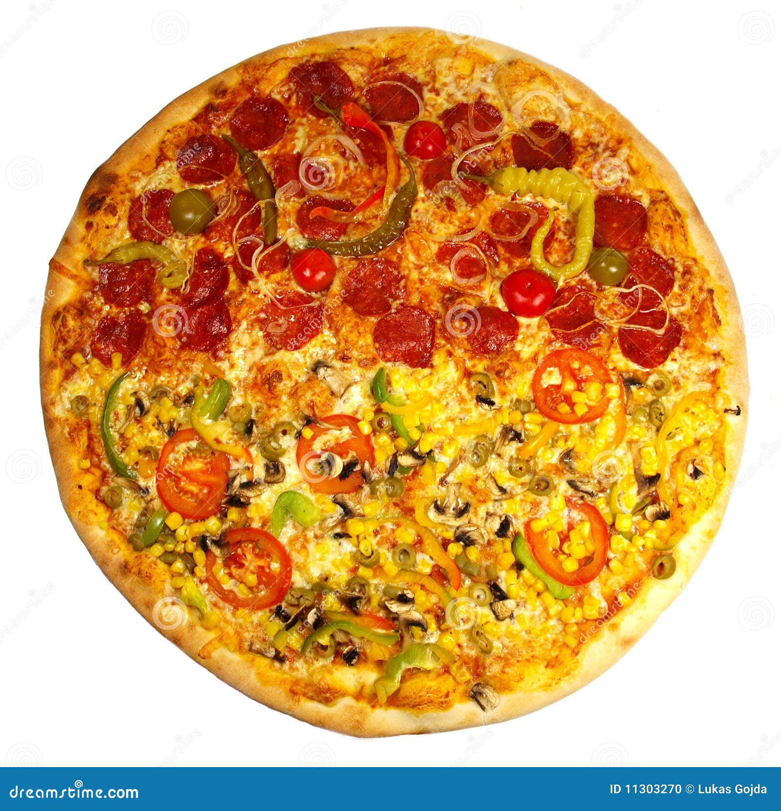 Delicious pizza stock photo. Image of european, food 11303270
