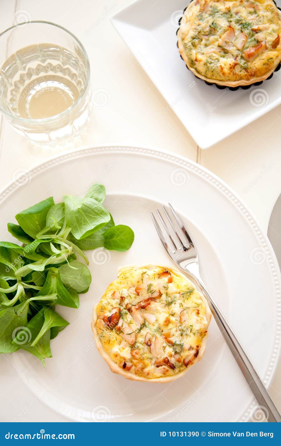Delicious quiche stock photo. Image of dille, plate, dinner 10131390