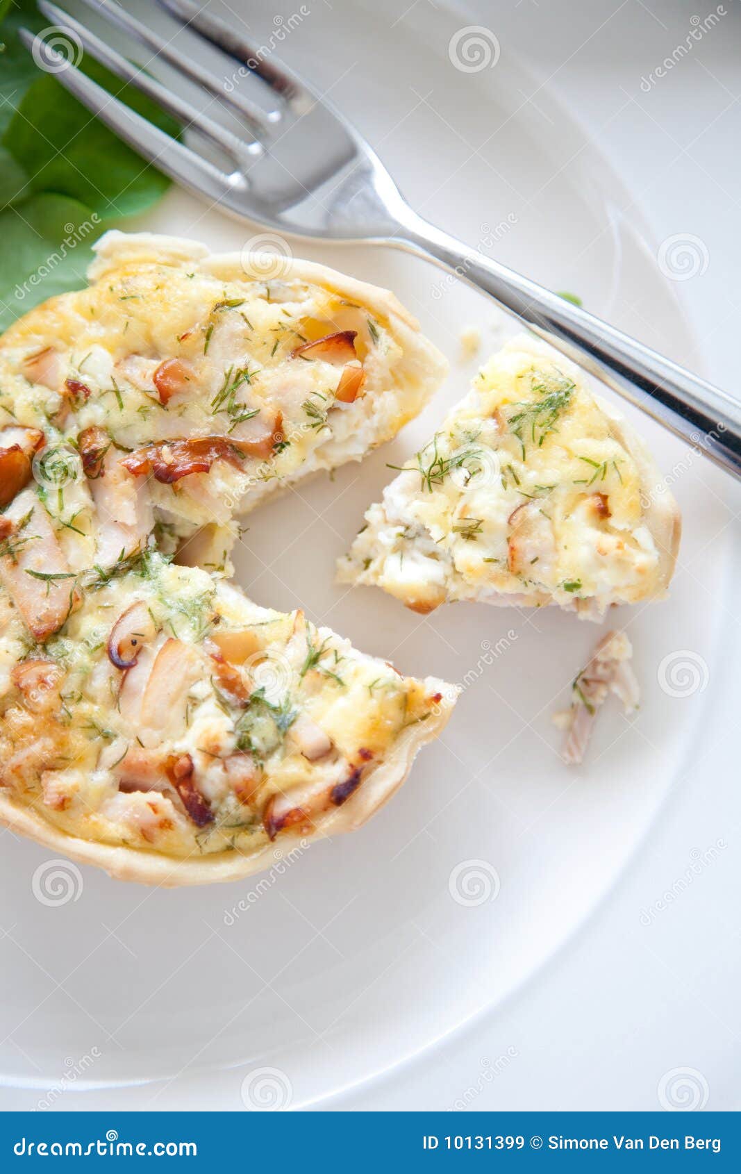 Delicious quiche stock image. Image of plate, culinary 10131399