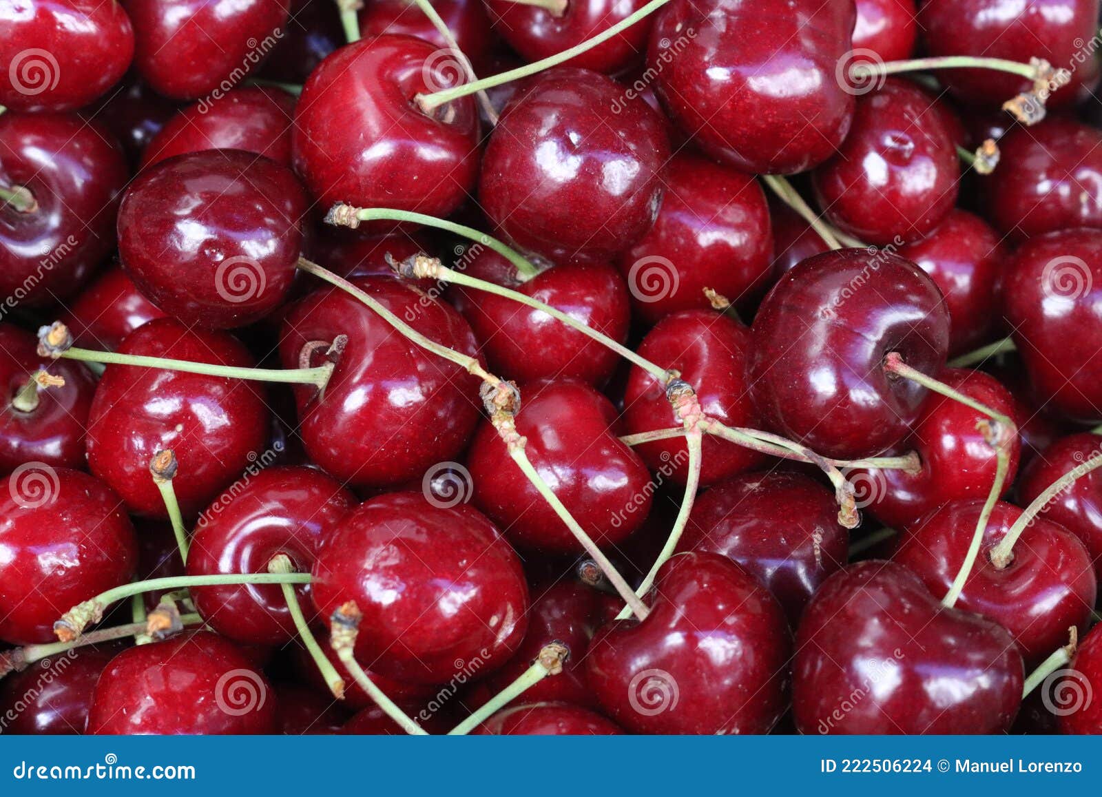delicious red cherries fruit beautiful tasty nutritious natural food