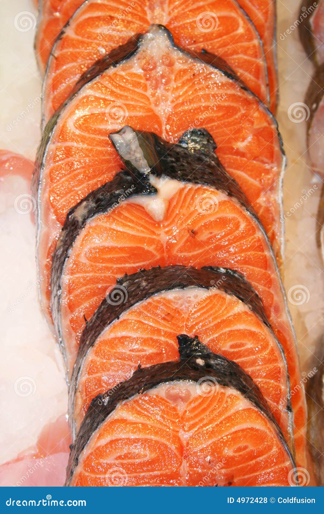 Delicious red fish meat. stock photo. Image of background 4972428