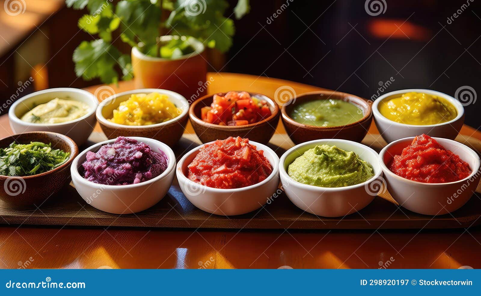delicious salsa mexican food vibrant
