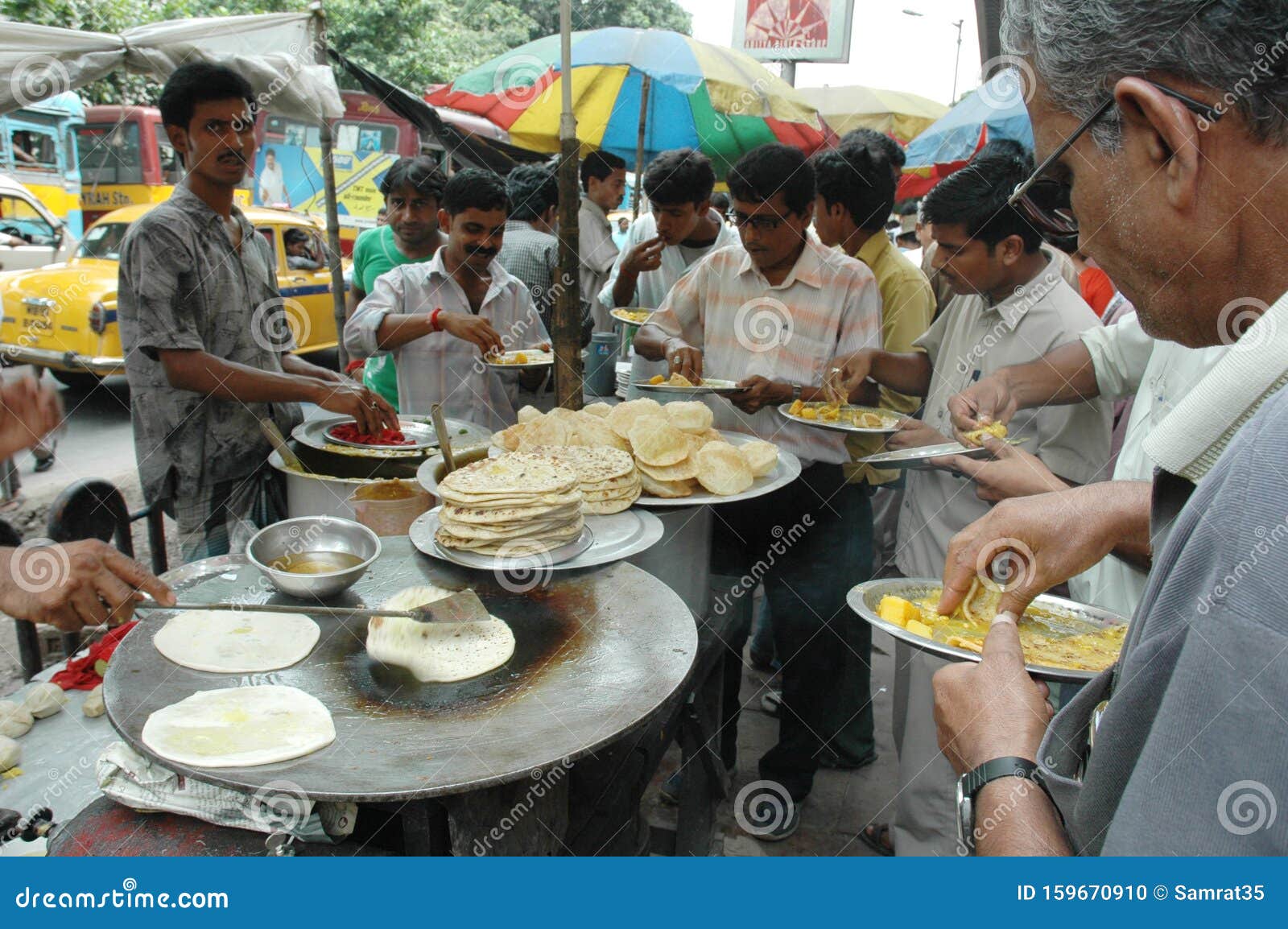 Delicious Street Food of Kolkata Editorial Image - Image of road