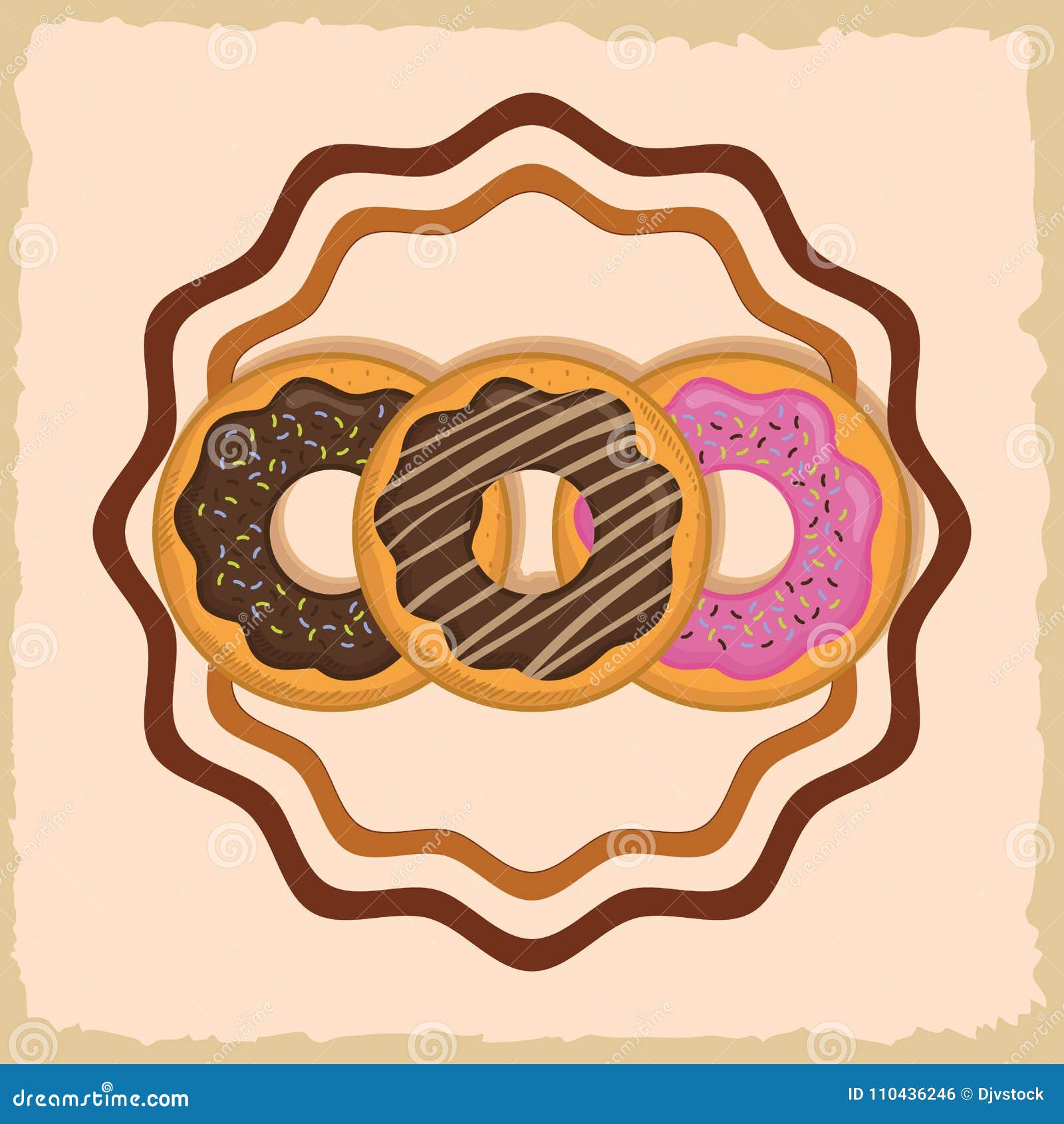 Delicious sweet bakery stock vector. Illustration of celebration