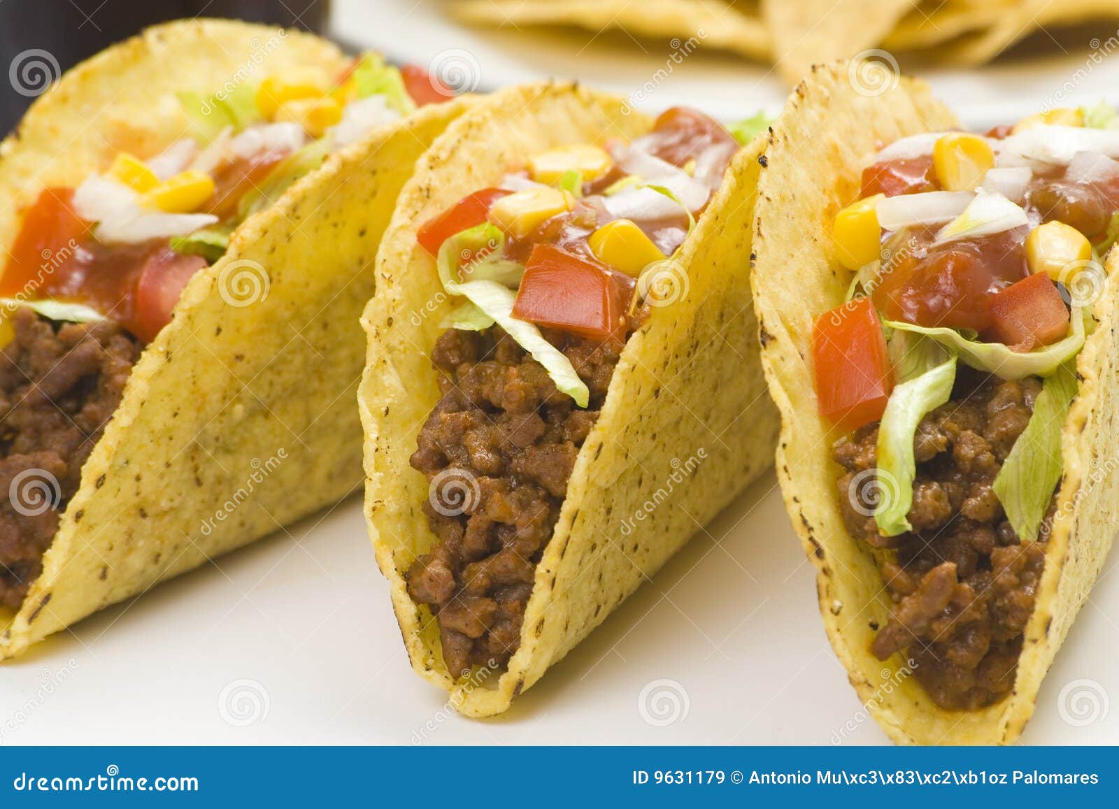Delicious Taco, Mexican Food Stock Image - Image of hispanic, lunch