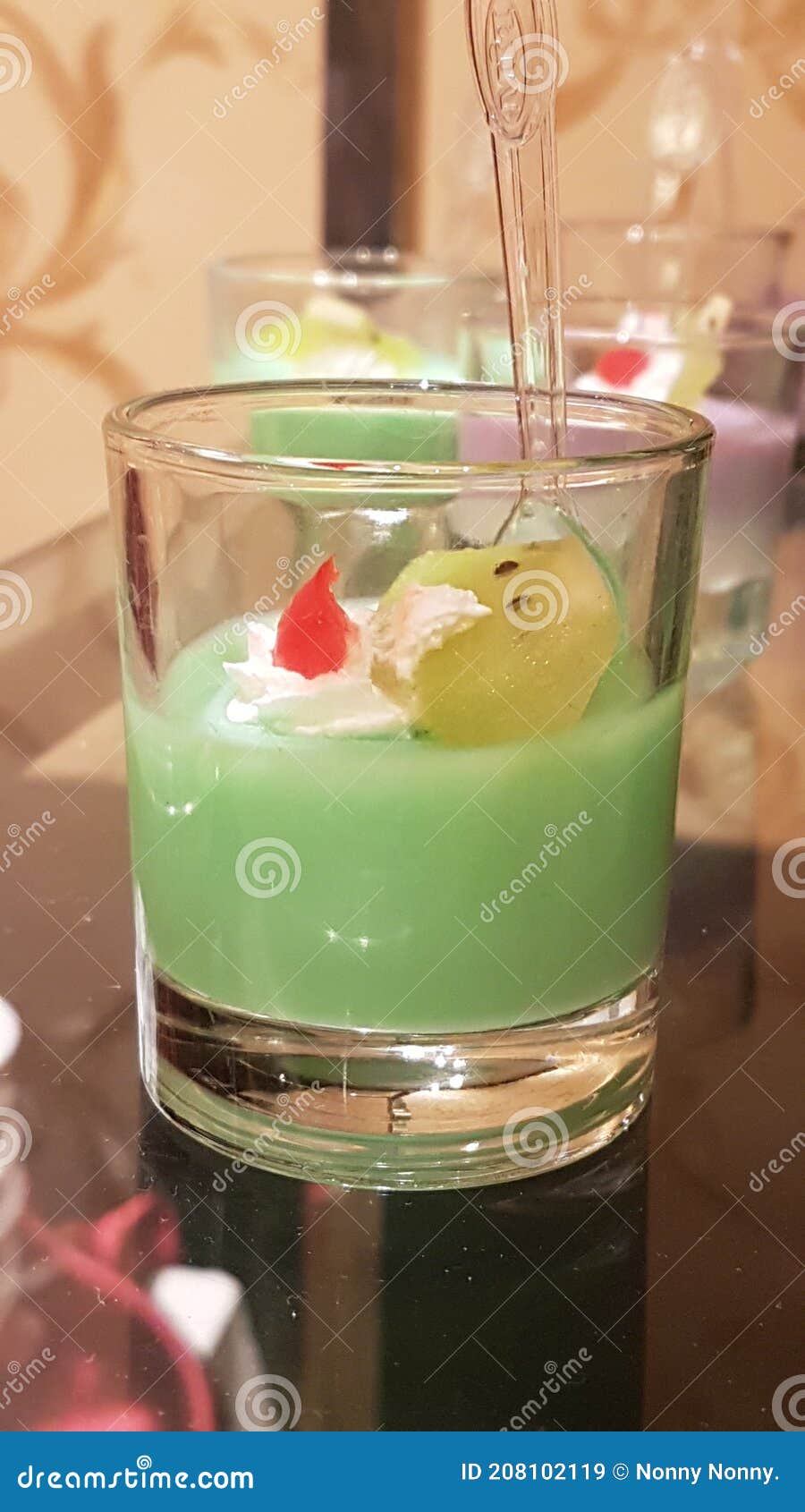Delicious Taste of the Jelly Pudding Stock Image Image of cuisine